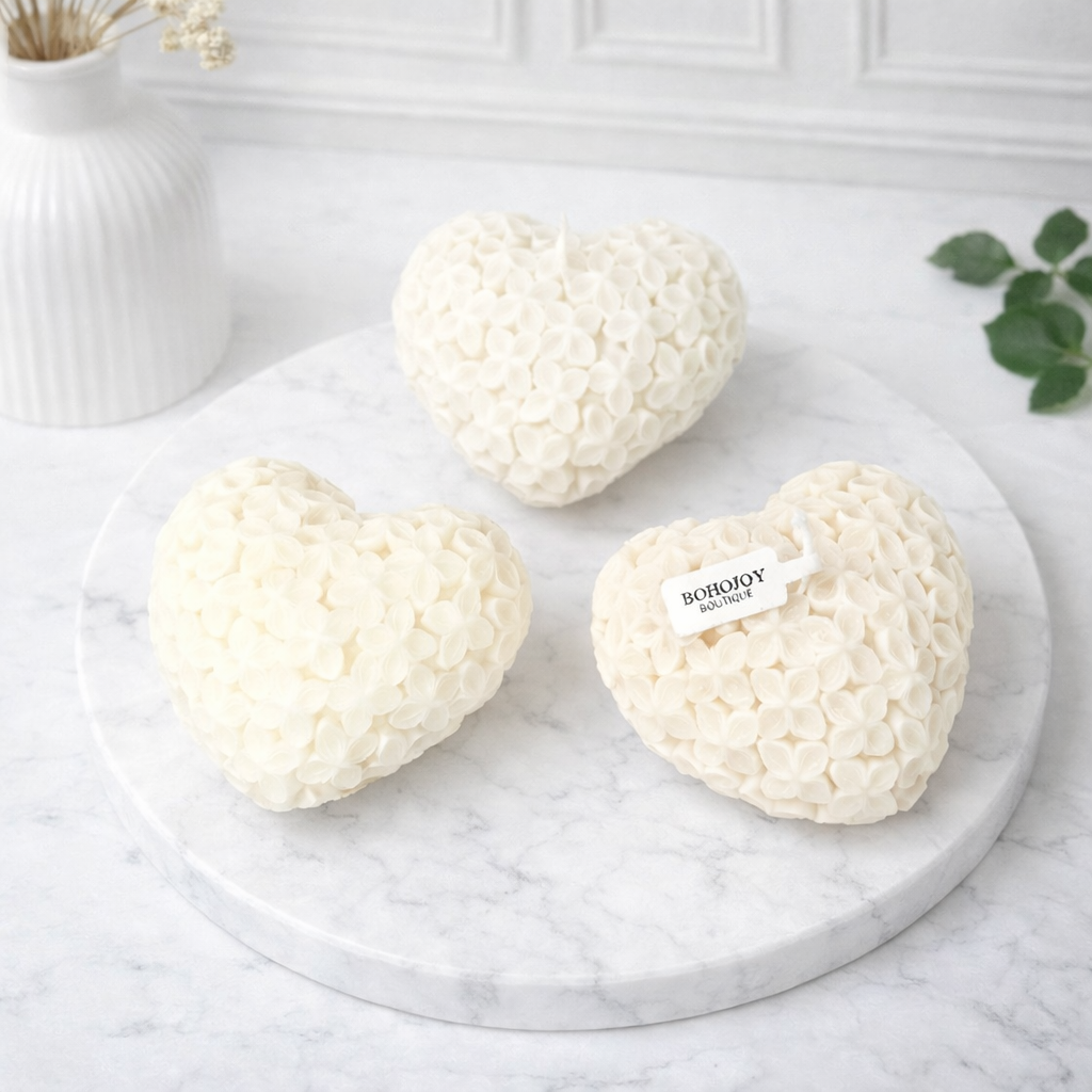 Bougie CŒUR INFINI - BOHOJOY