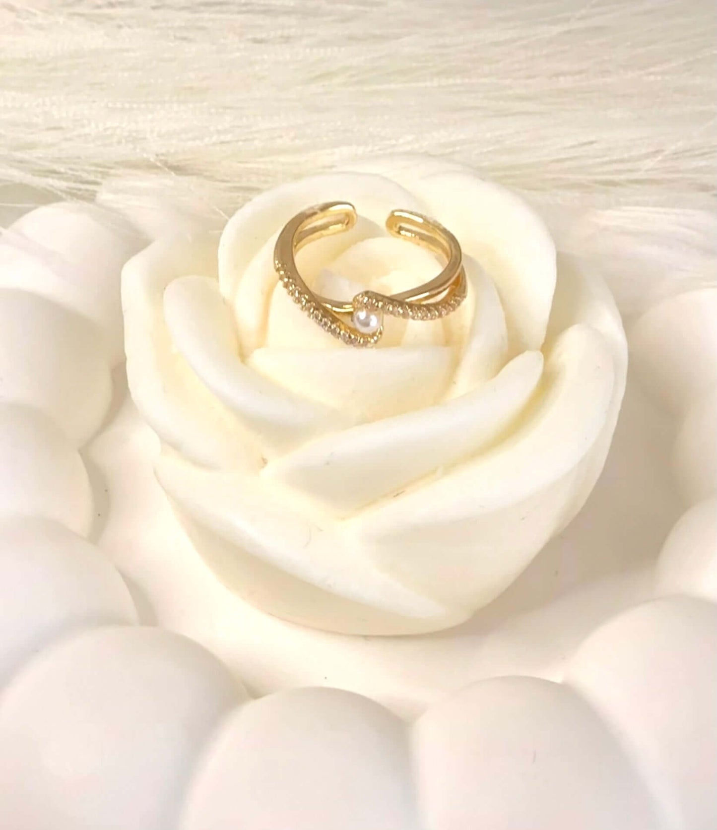 ALFA - Bague Strass en Acier Inoxydable | Bohojoy