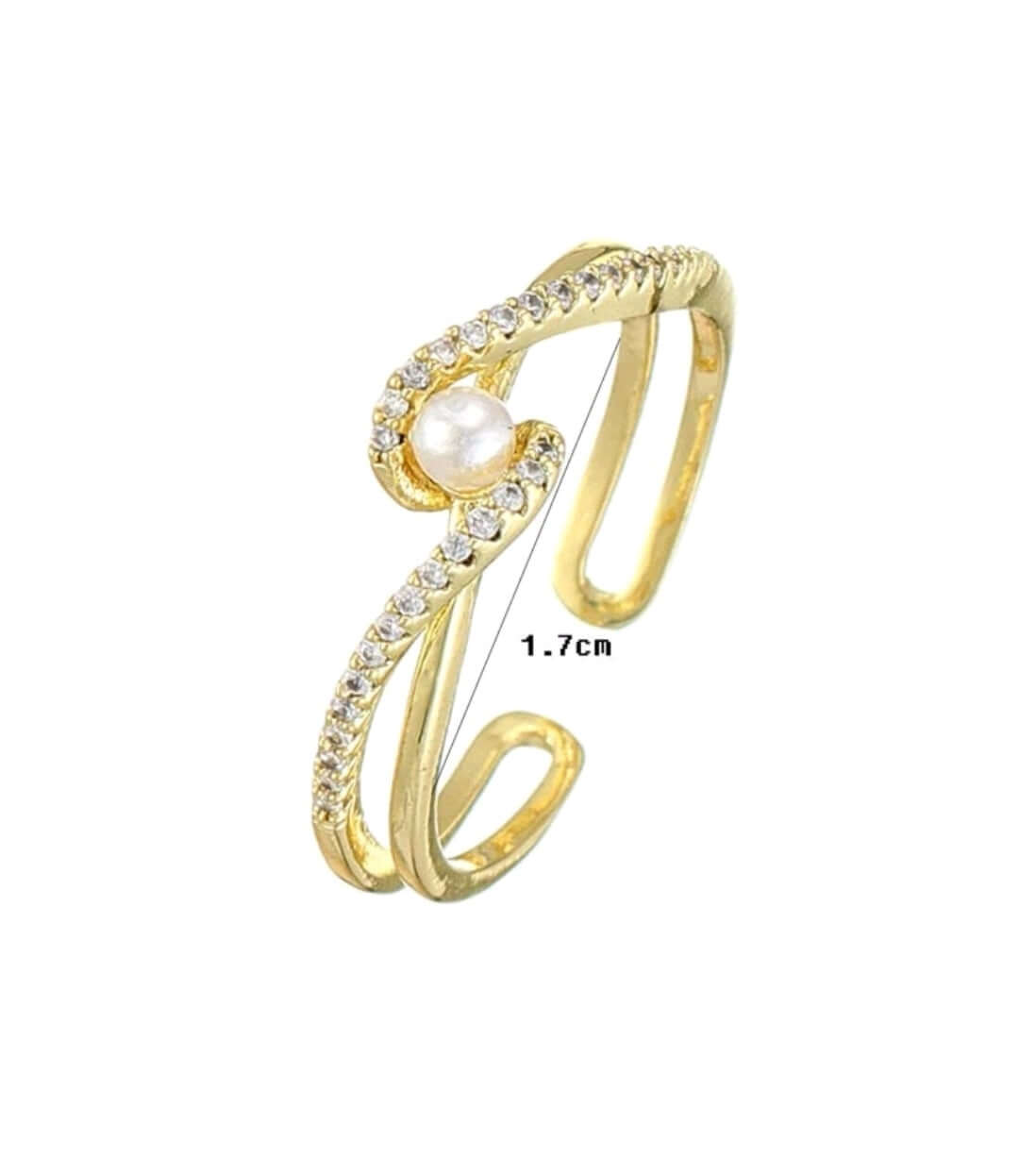 ALFA - Bague Strass en Acier Inoxydable | Bohojoy