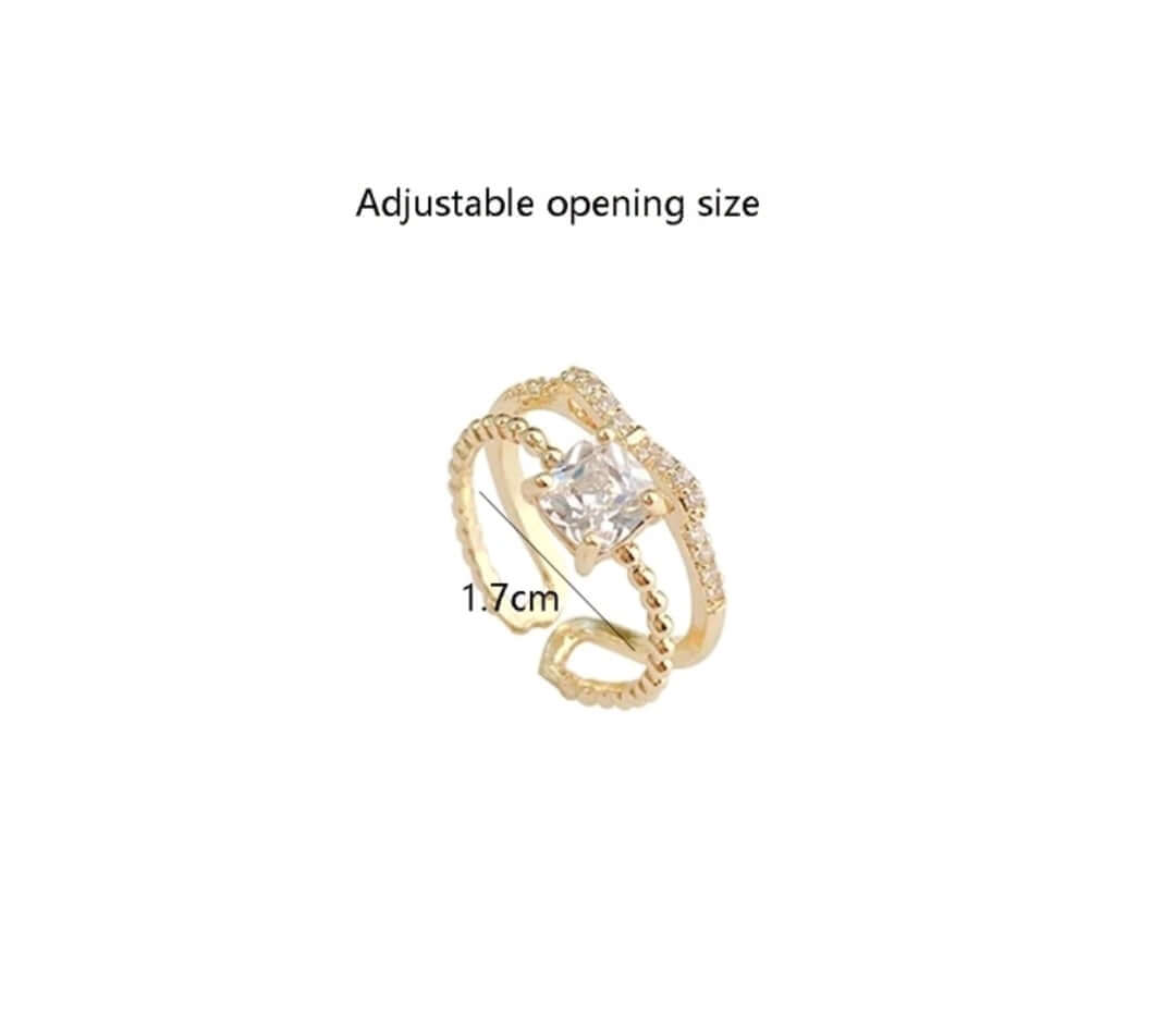 Bague ALIA - Élégance en Acier Inoxydable