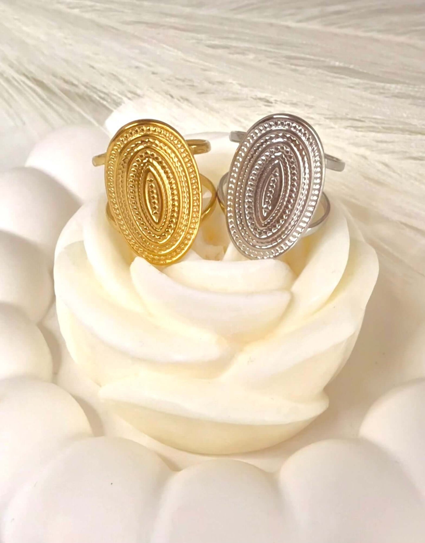 Bague Bohème PIA en Acier Inoxydable - Bohojoy
