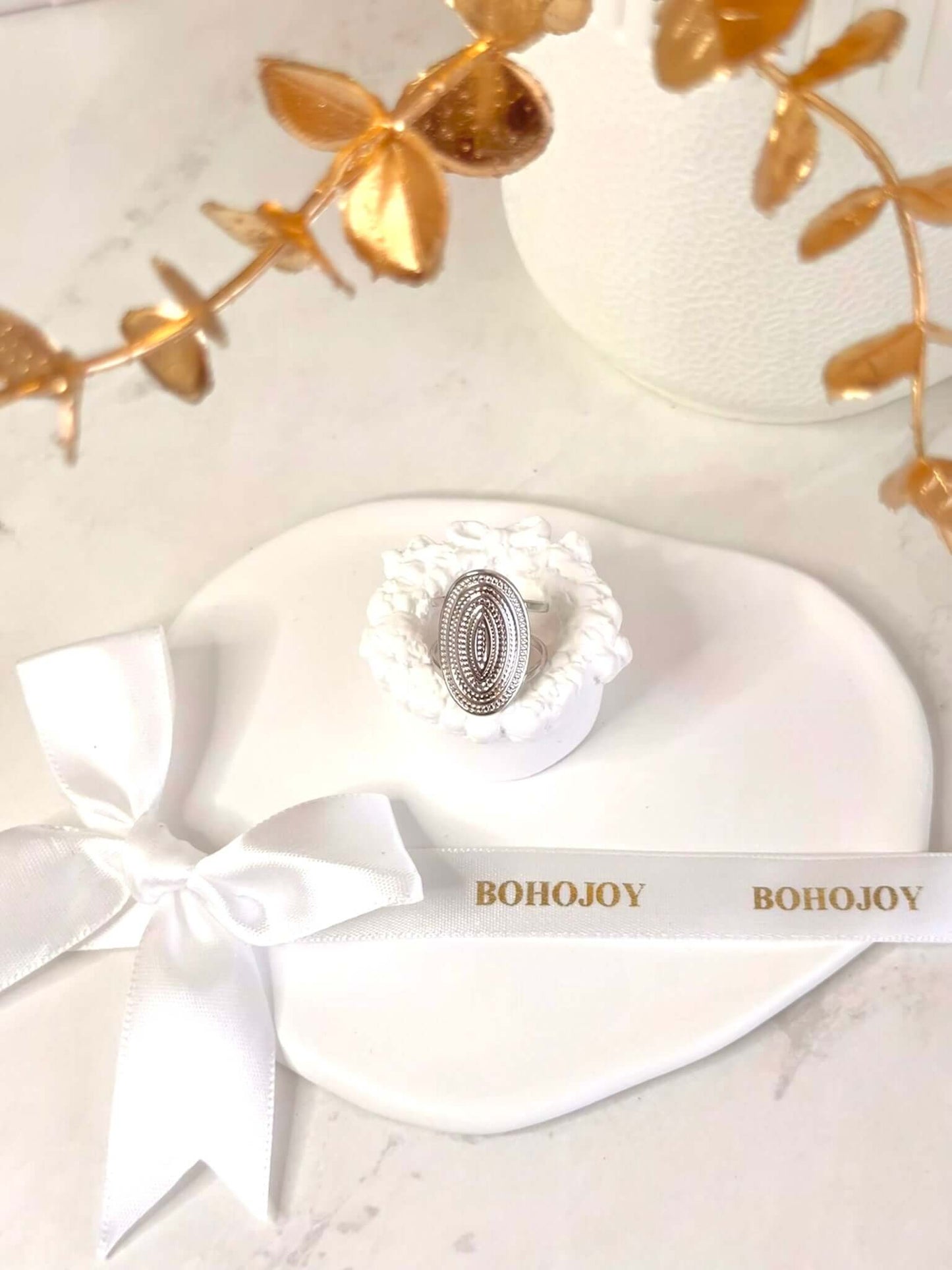 Bague Bohème PIA en Acier Inoxydable - Bohojoy
