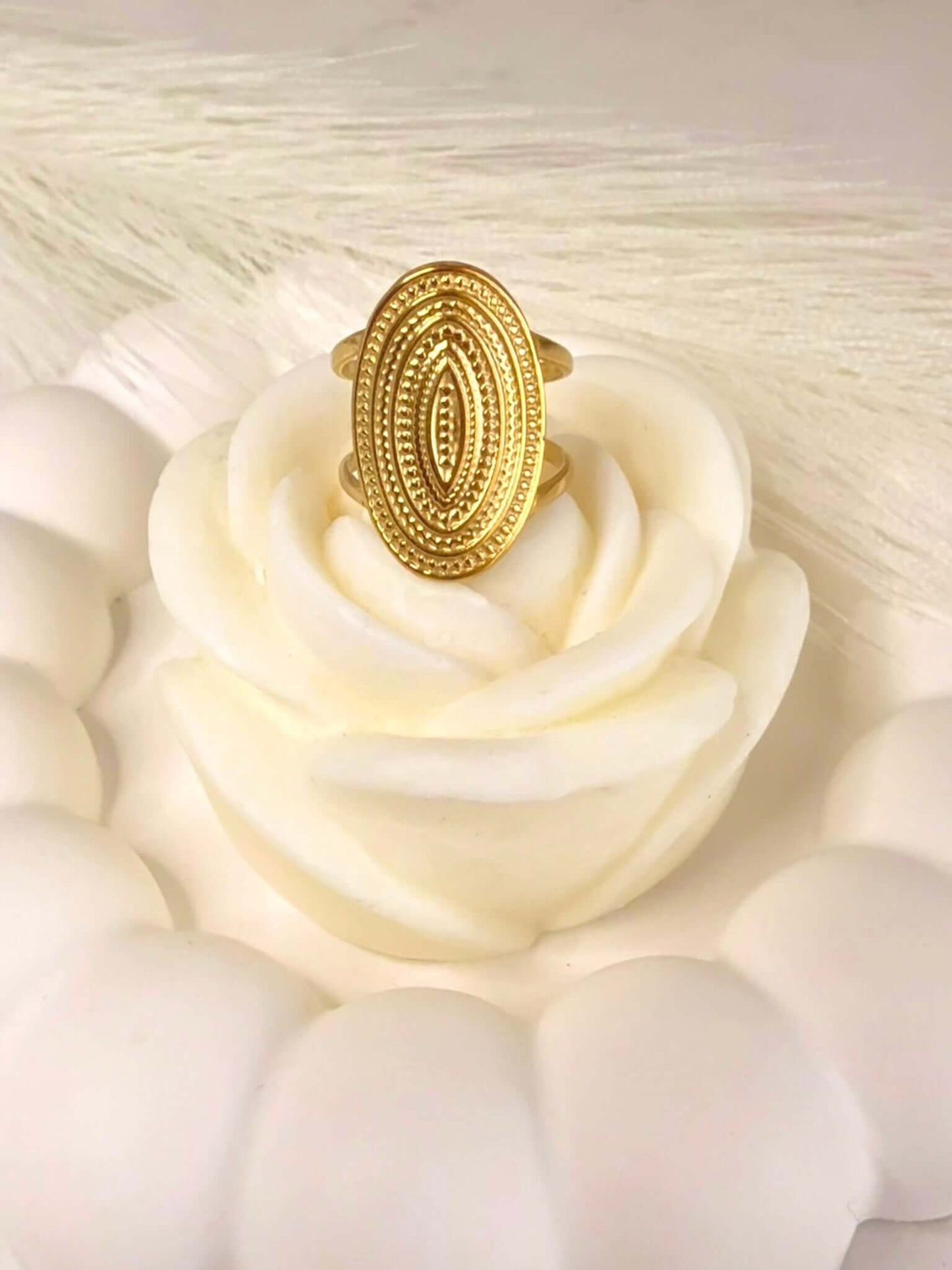 Bague Bohème PIA en Acier Inoxydable - Bohojoy