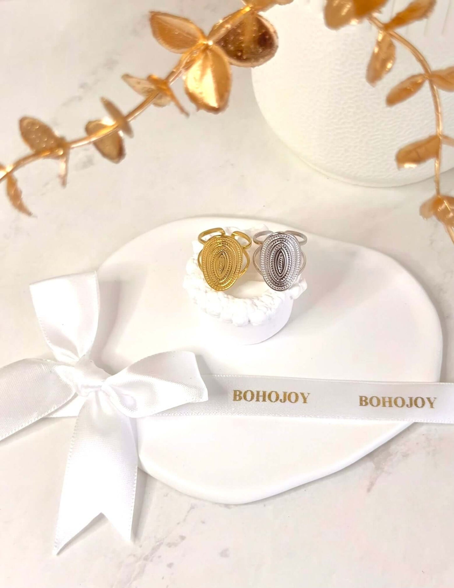 Bague Bohème PIA en Acier Inoxydable - Bohojoy