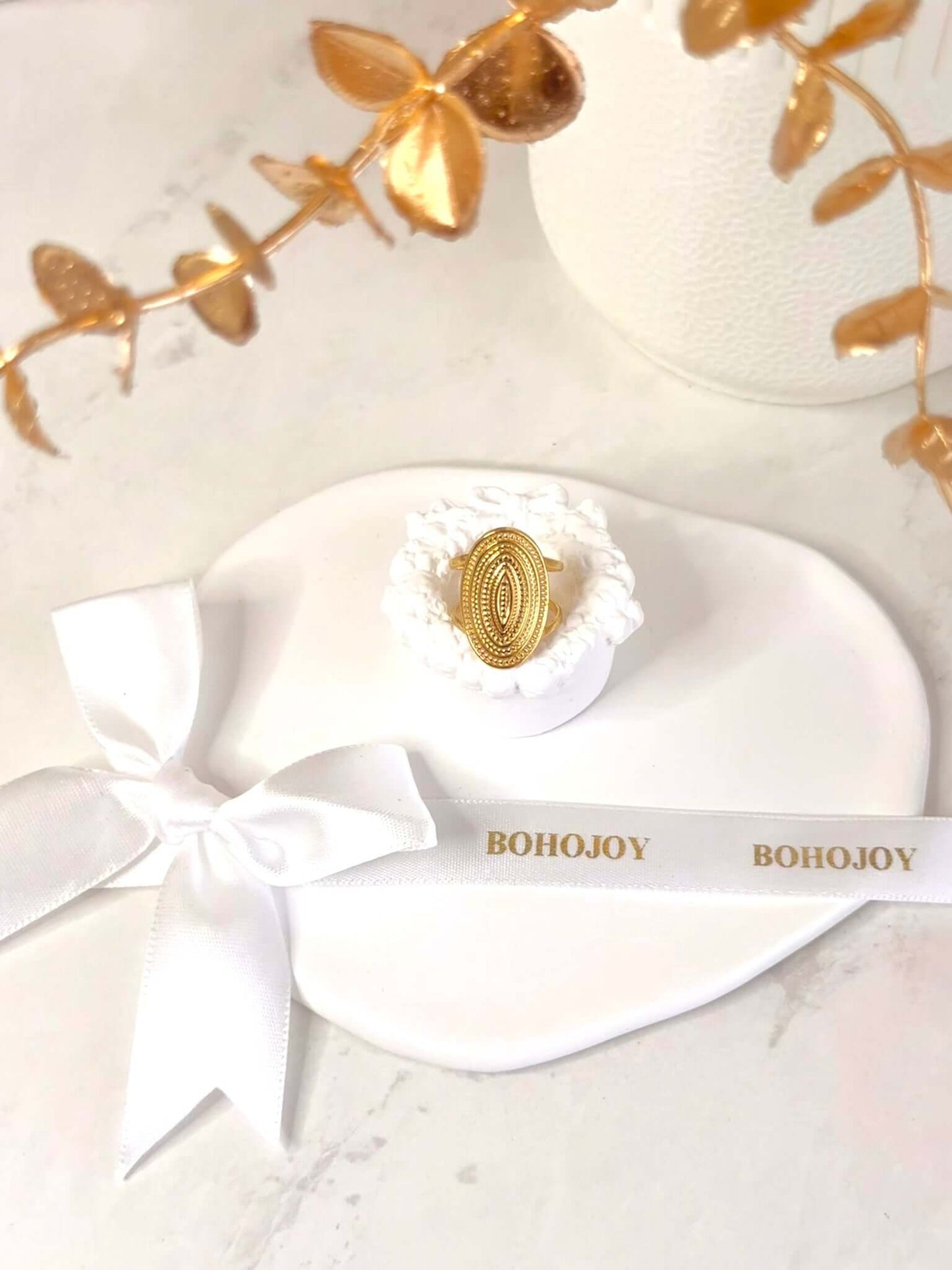 Bague Bohème PIA en Acier Inoxydable - Bohojoy