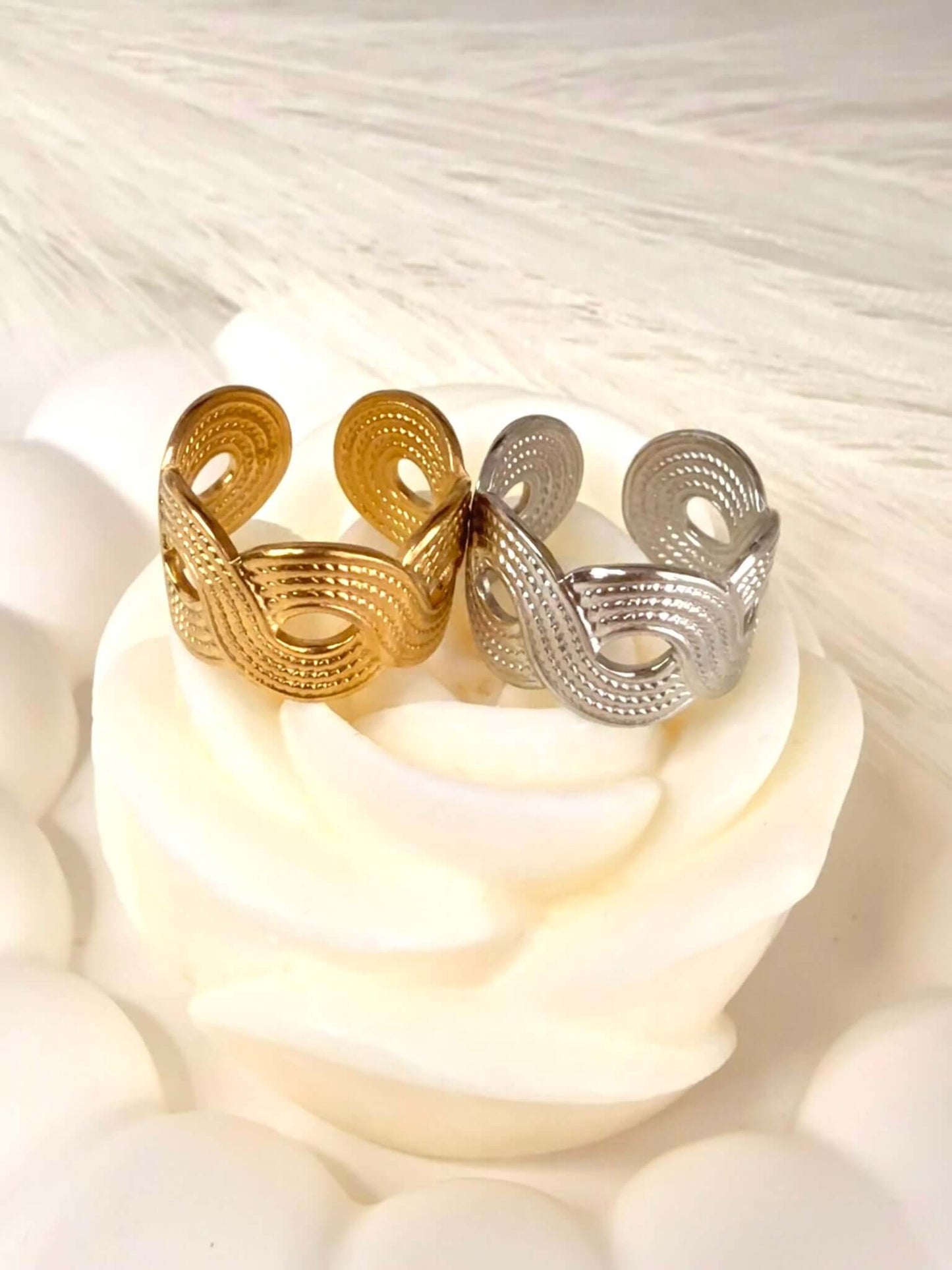 Bague CLEA - Design Géométrique Unique | Bohojoy