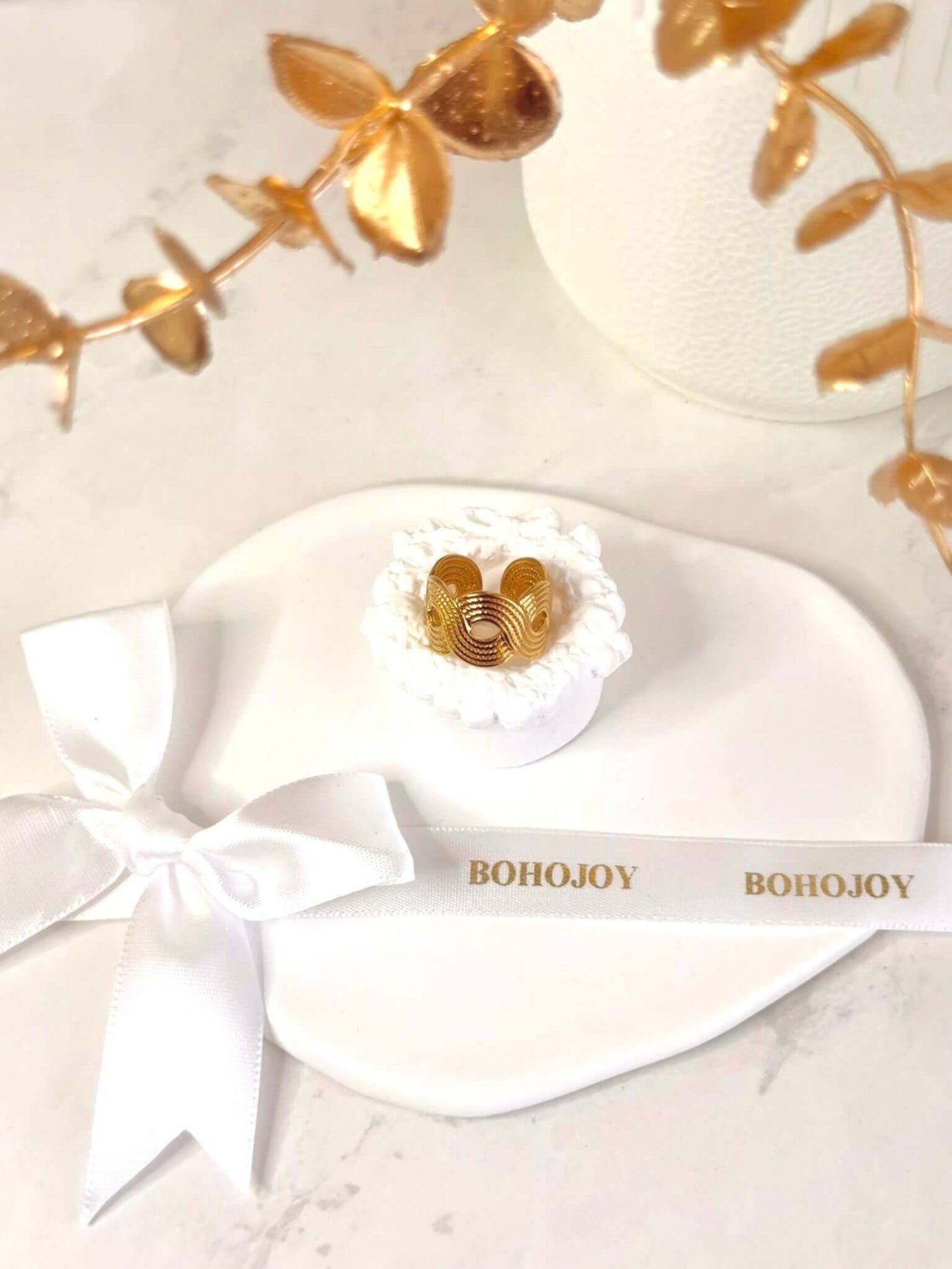 Bague CLEA - Design Géométrique Unique | Bohojoy