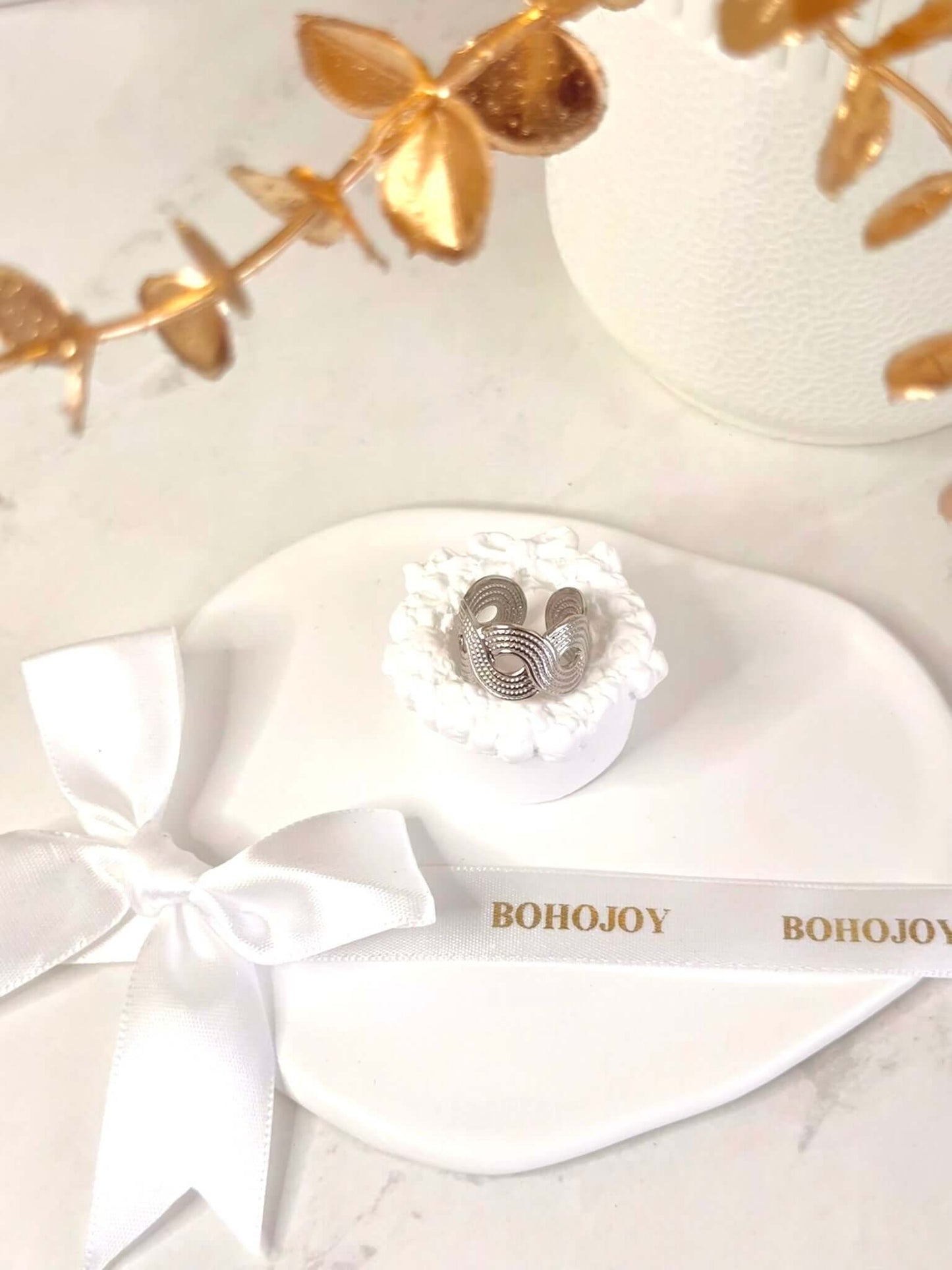 Bague CLEA - Design Géométrique Unique | Bohojoy