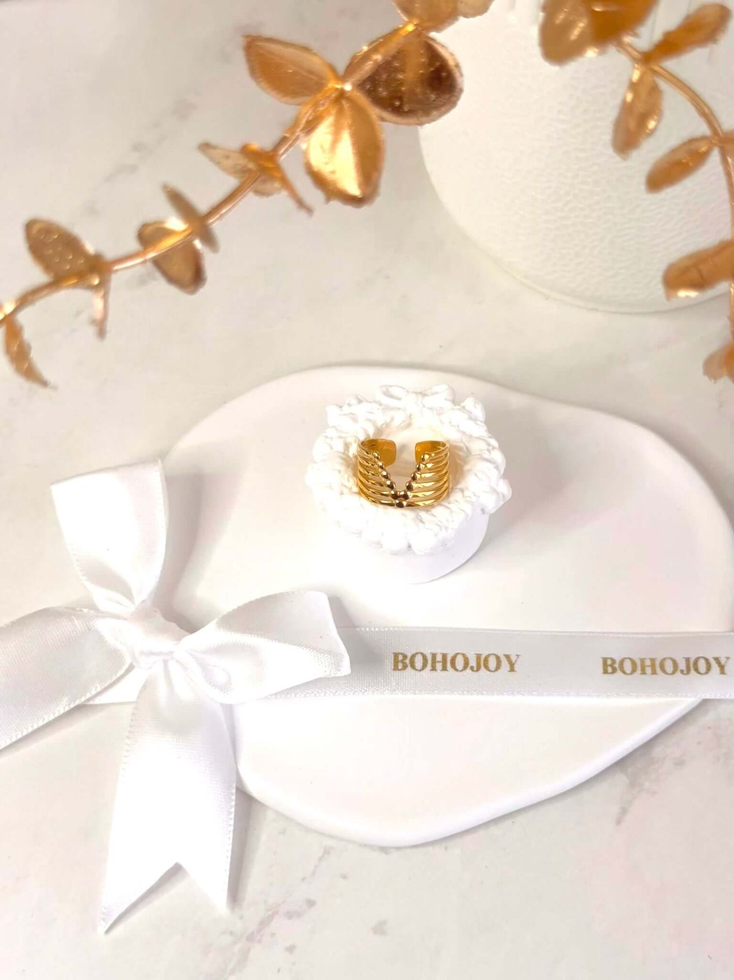 Bague GARANCE en Acier Inoxydable - Élégance Bohojoy