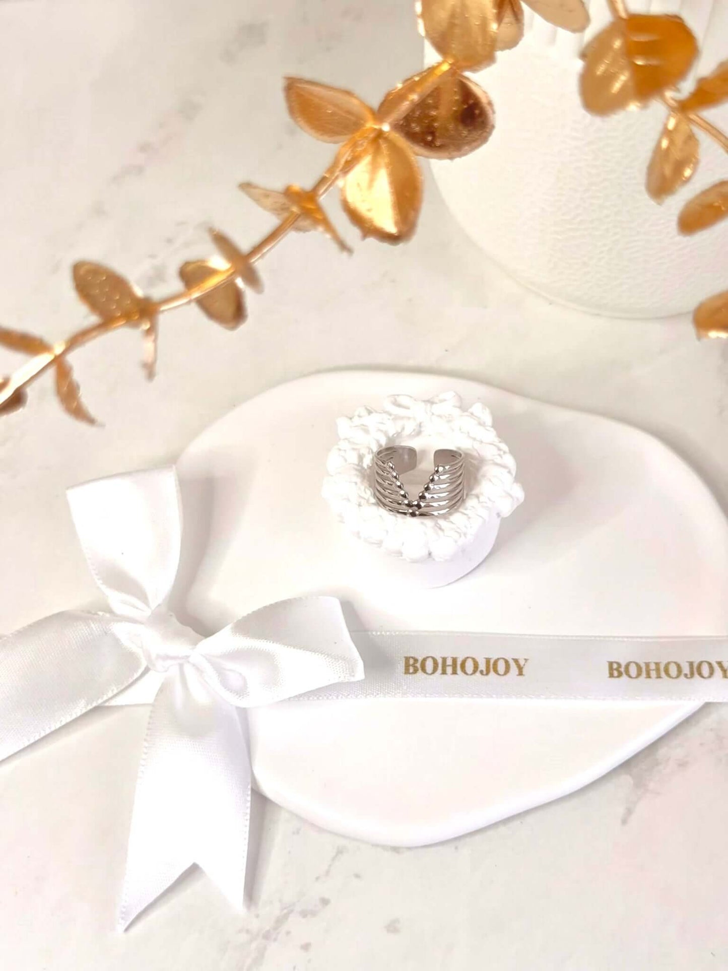Bague GARANCE en Acier Inoxydable - Élégance Bohojoy