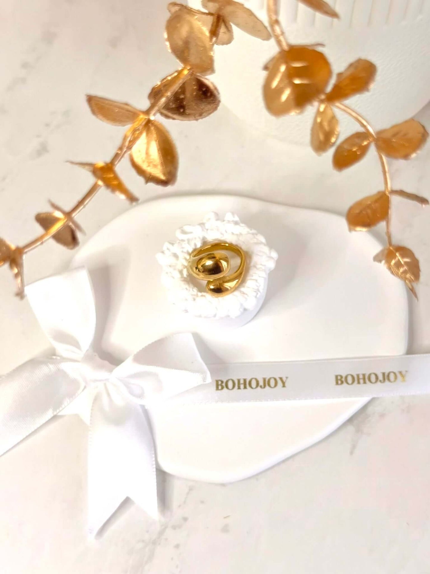 Bague Goutte Dorée MILAN - Bohojoy