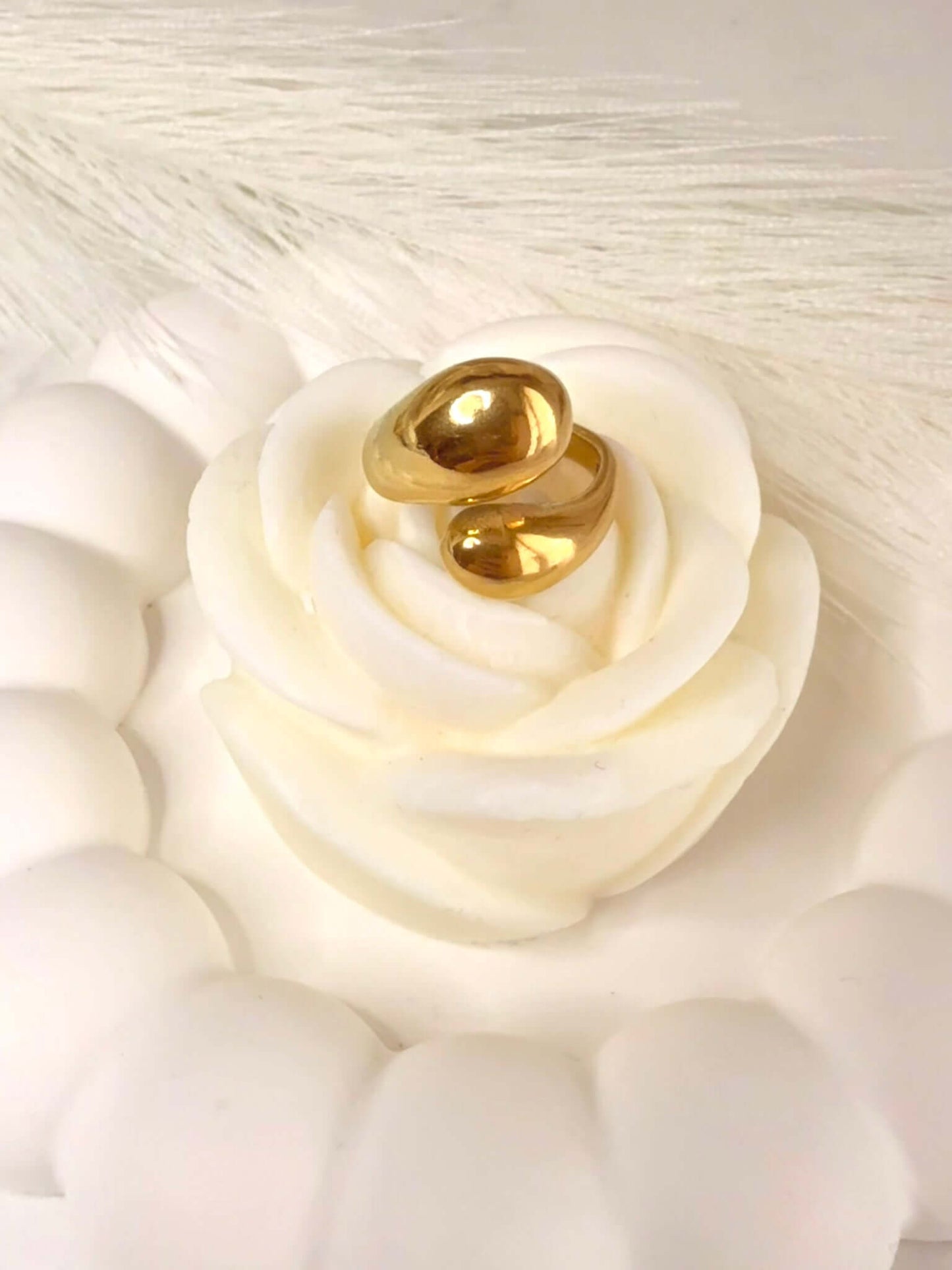 Bague Goutte Dorée MILAN - Bohojoy