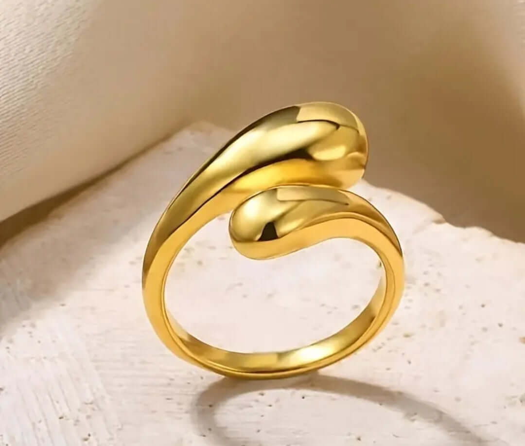 Bague Goutte Dorée MILAN - Bohojoy