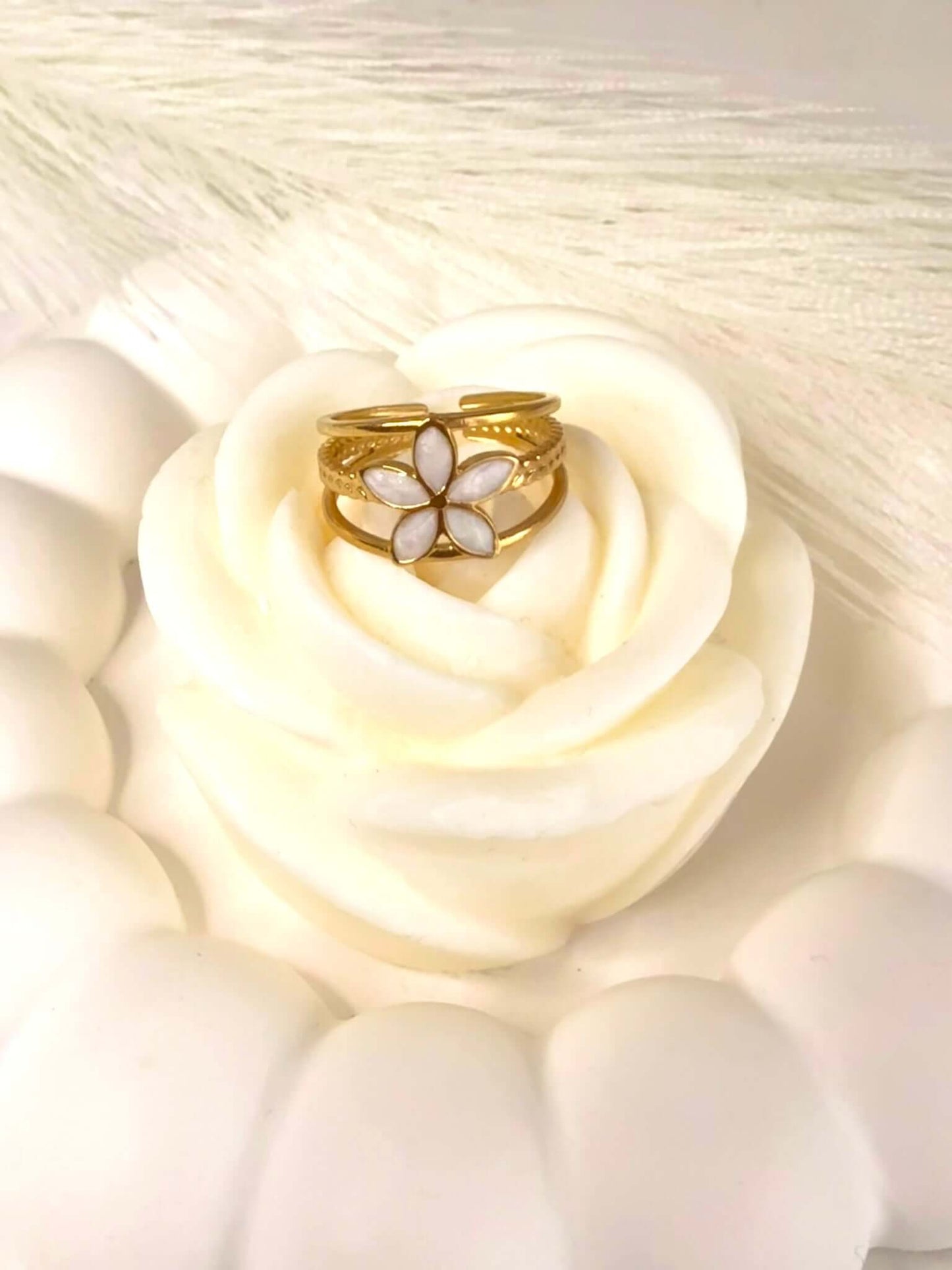 Bague JODIE en Acier Inoxydable - Bohojoy