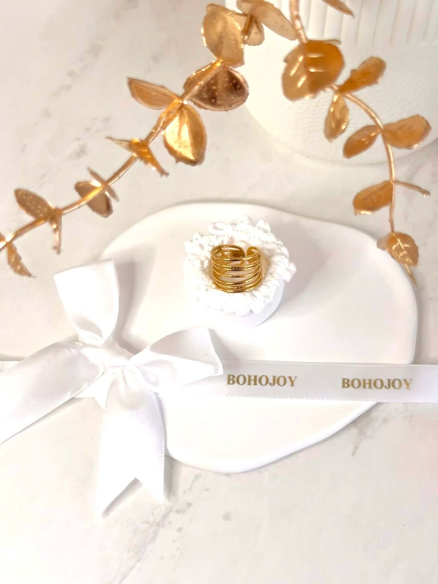 Bague LUNA en Acier Inoxydable - Bohojoy