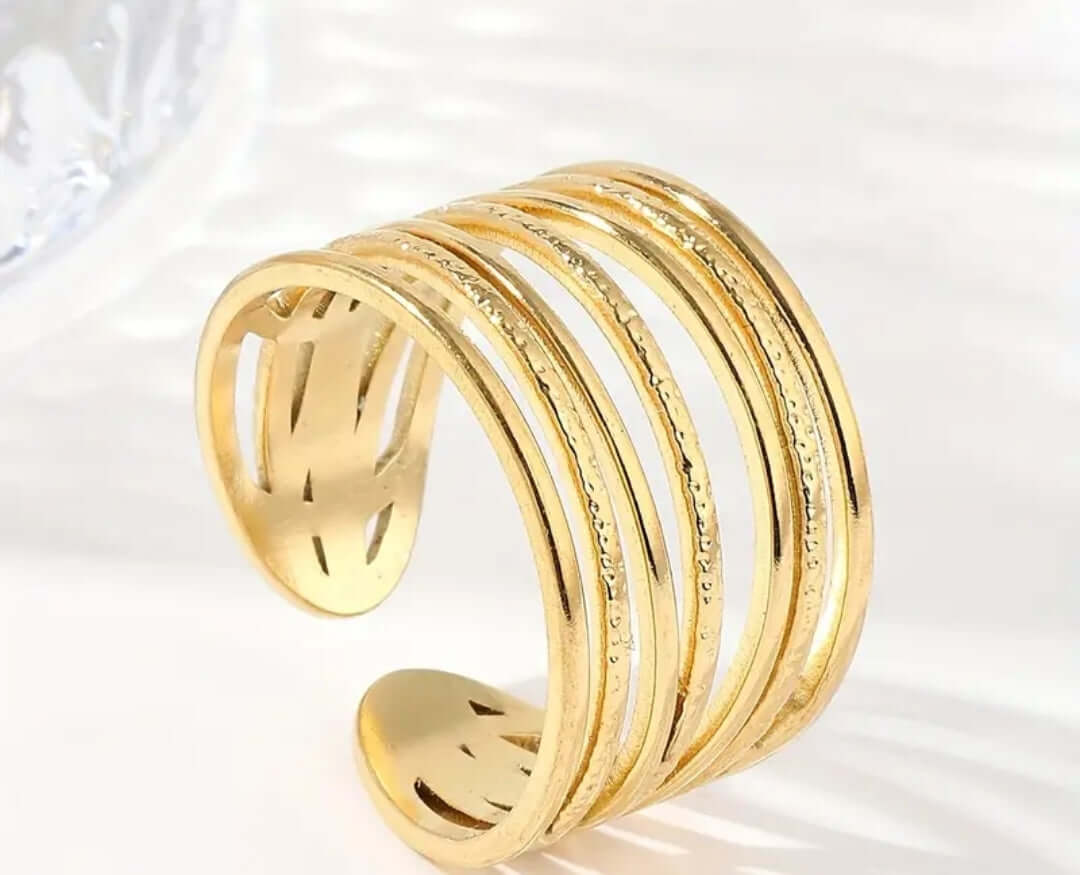 Bague LUNA en Acier Inoxydable - Bohojoy