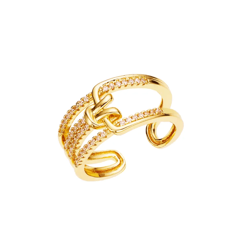 Bague Nœud Élégante en Acier Inoxydable | Bohojoy