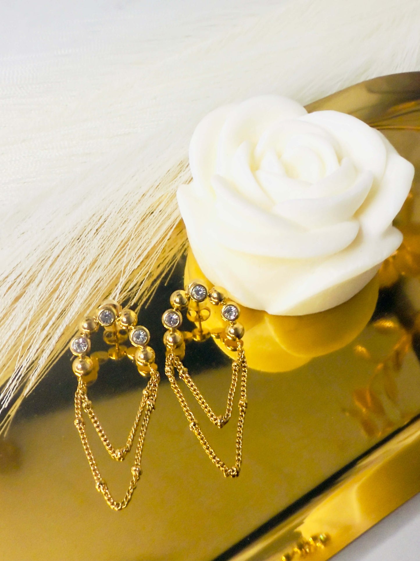 Boucles d'oreilles PALMA - Chic et Glamour