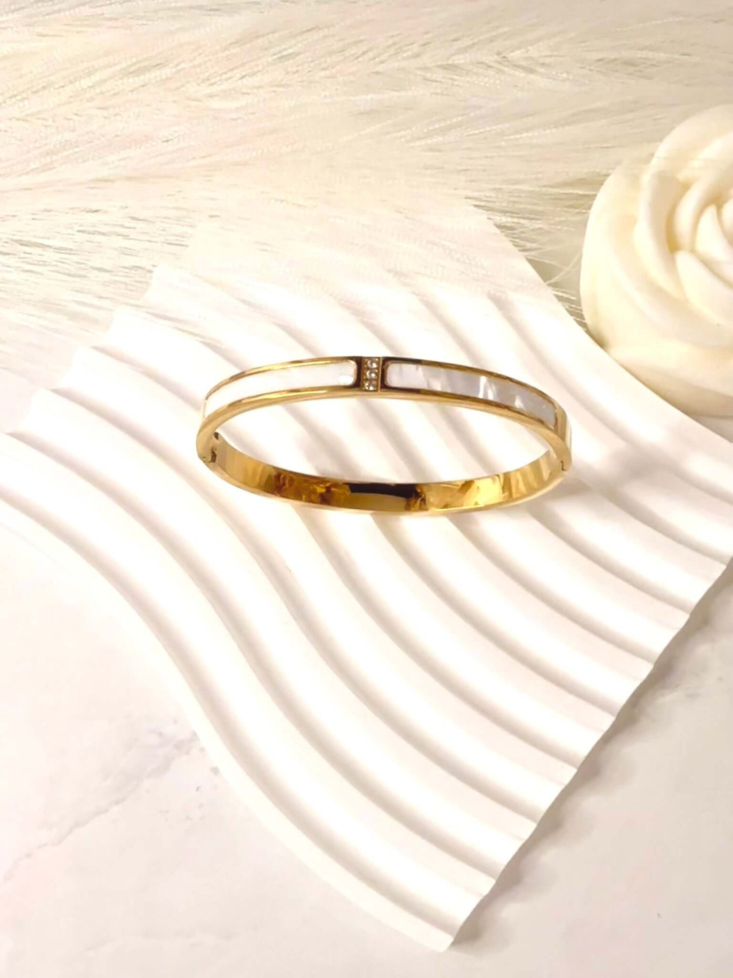 Bracelet Jonc GLORIA en Acier Inoxydable - Bohojoy