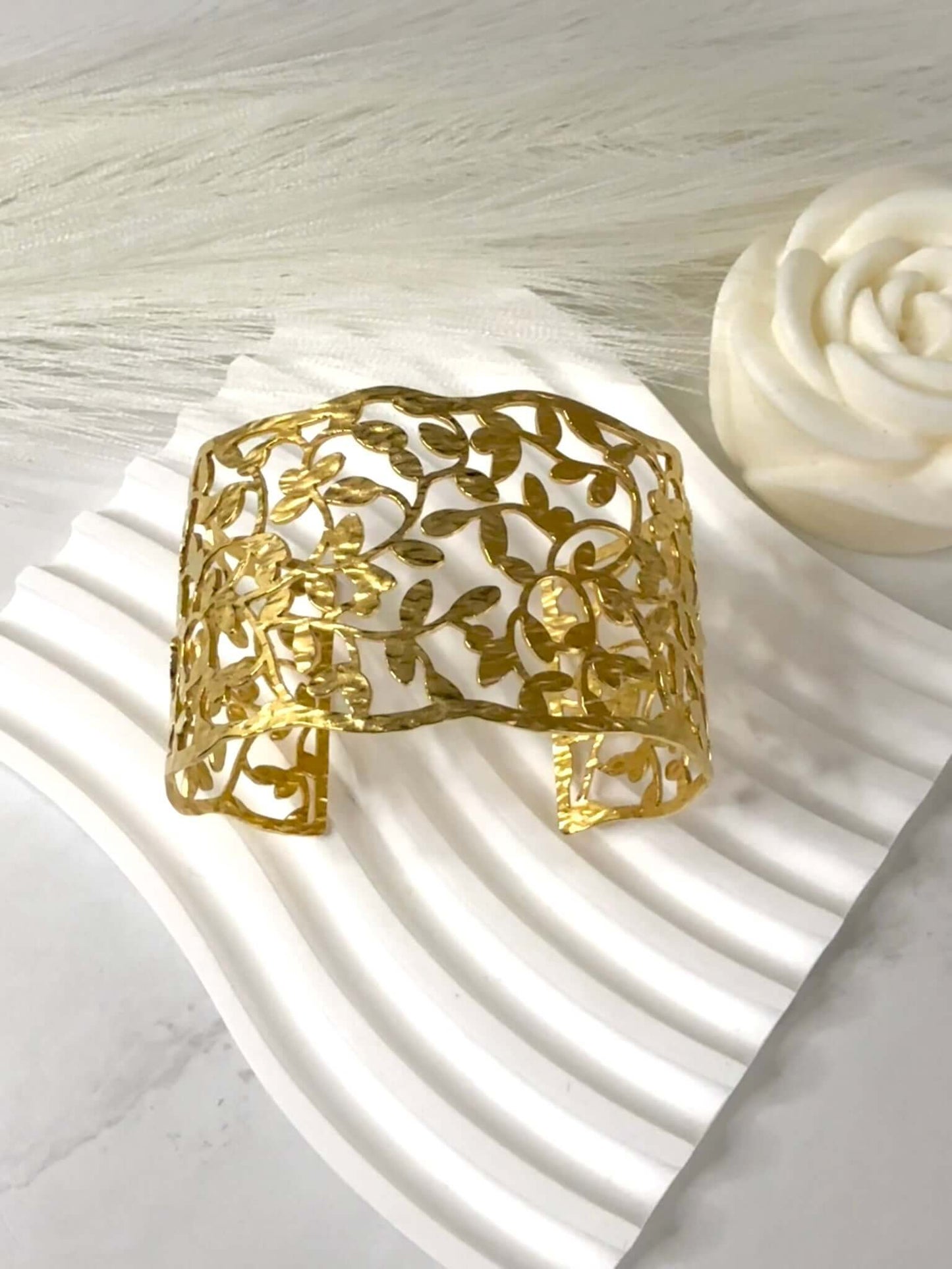 Bracelet Manchette OLYMPE en Acier Inoxydable