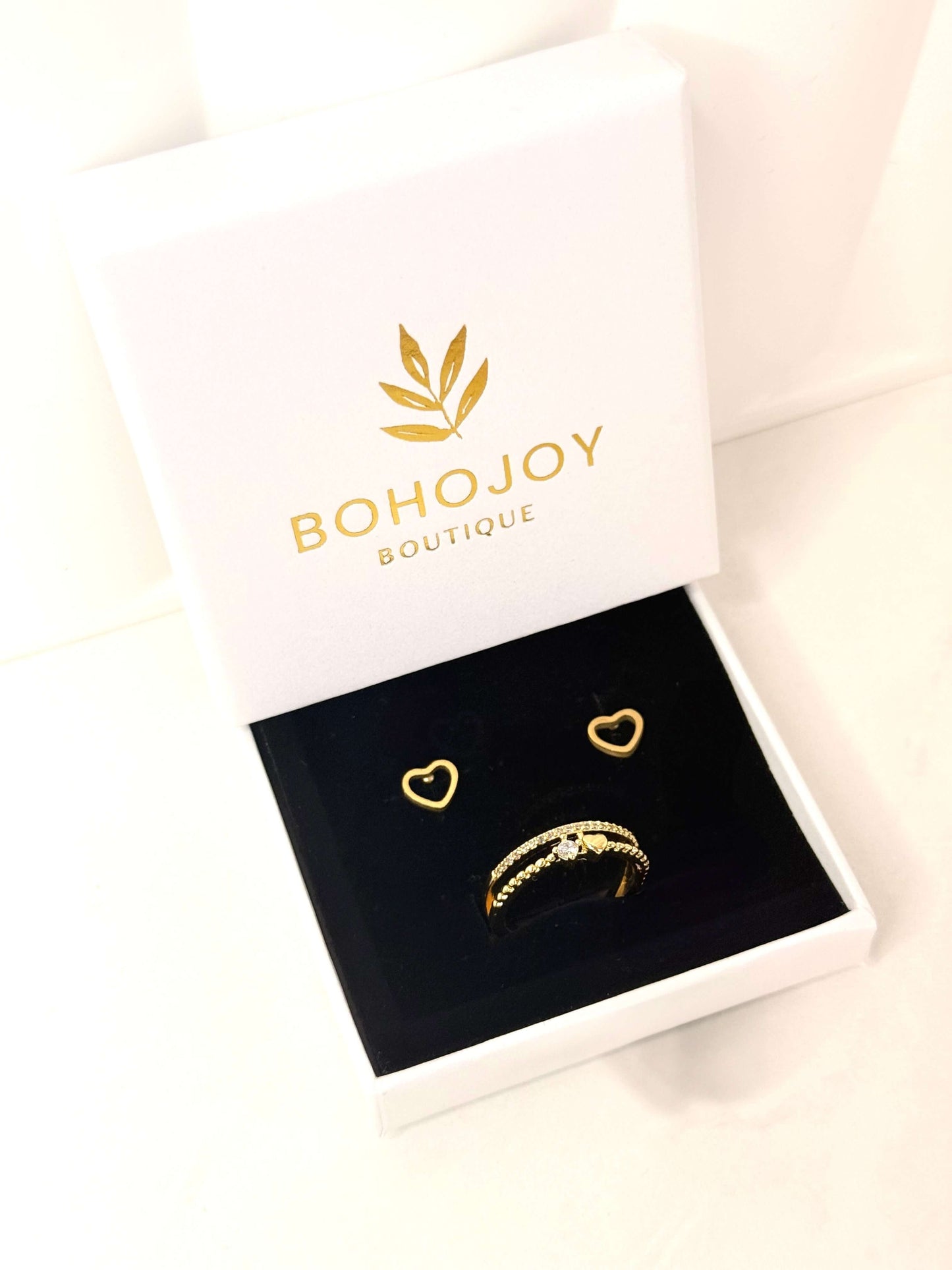 Coffret AMOR - Bijoux en acier & bougie artisanale | Bohojoy