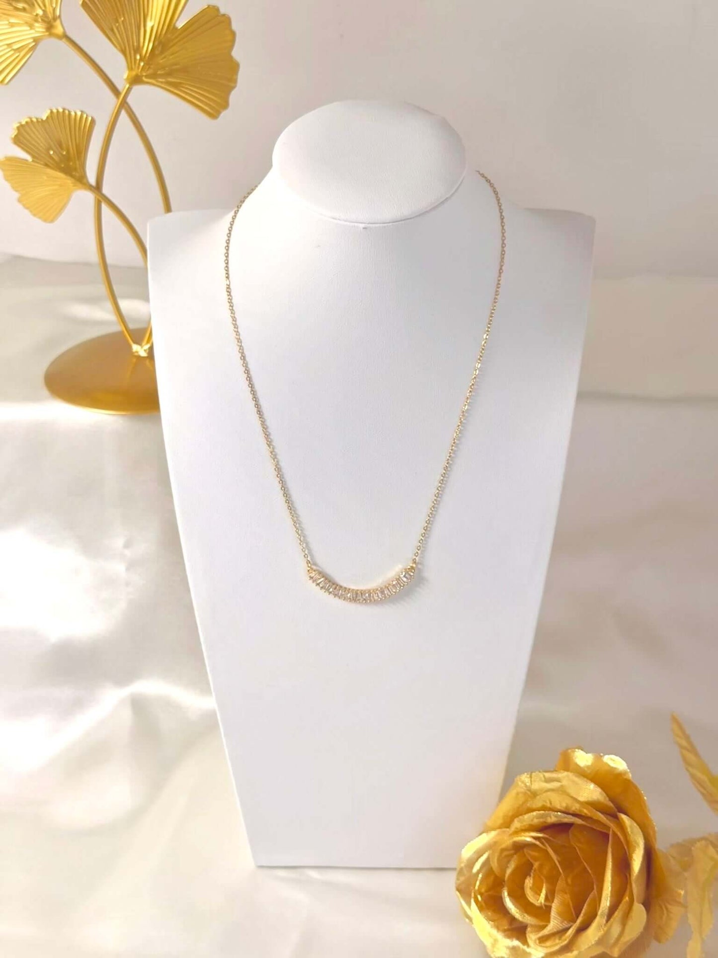 Collier MILKY en Acier Inoxydable avec Strass