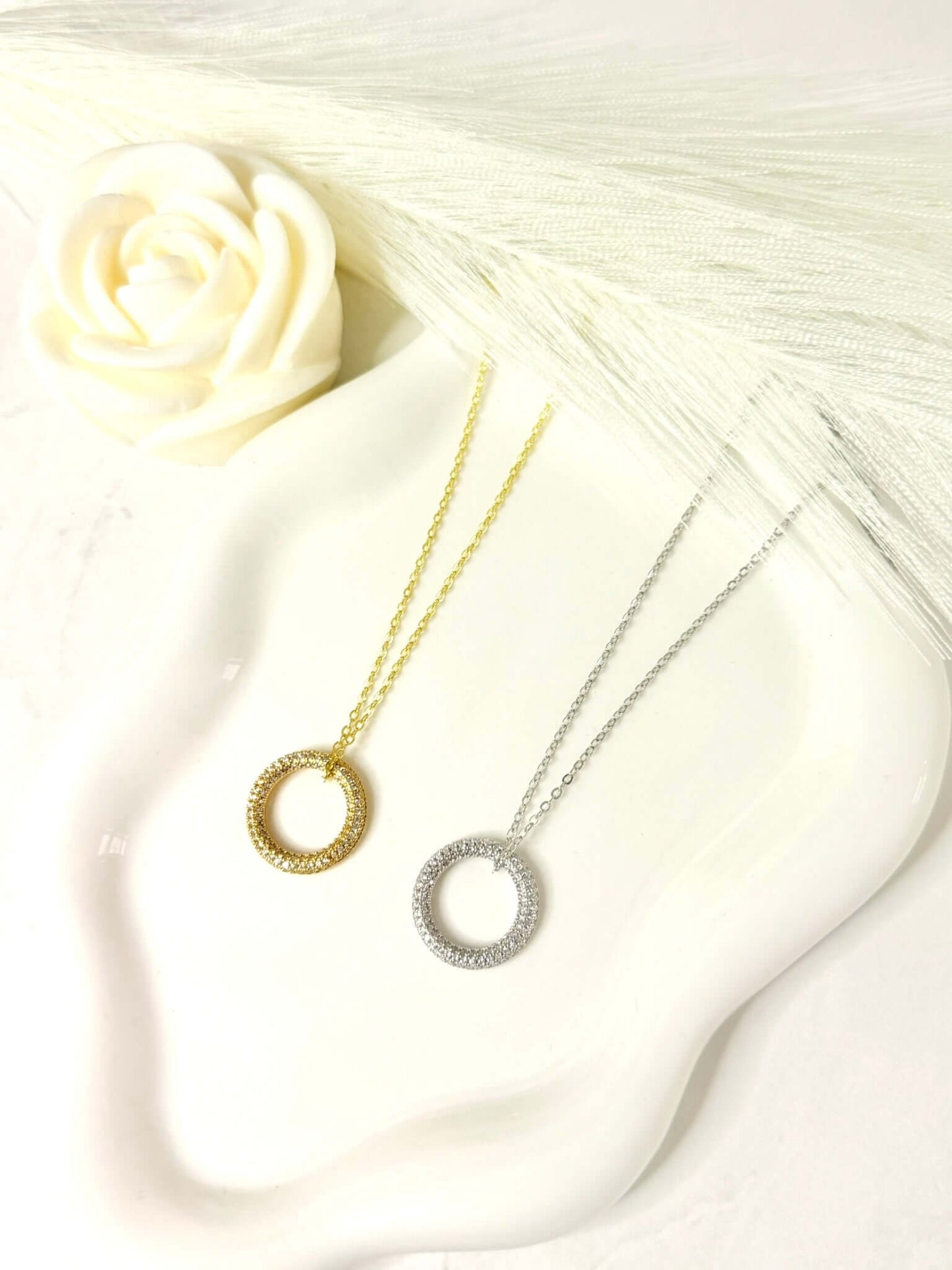 GIULI - Collier Cercle en Acier Inoxydable