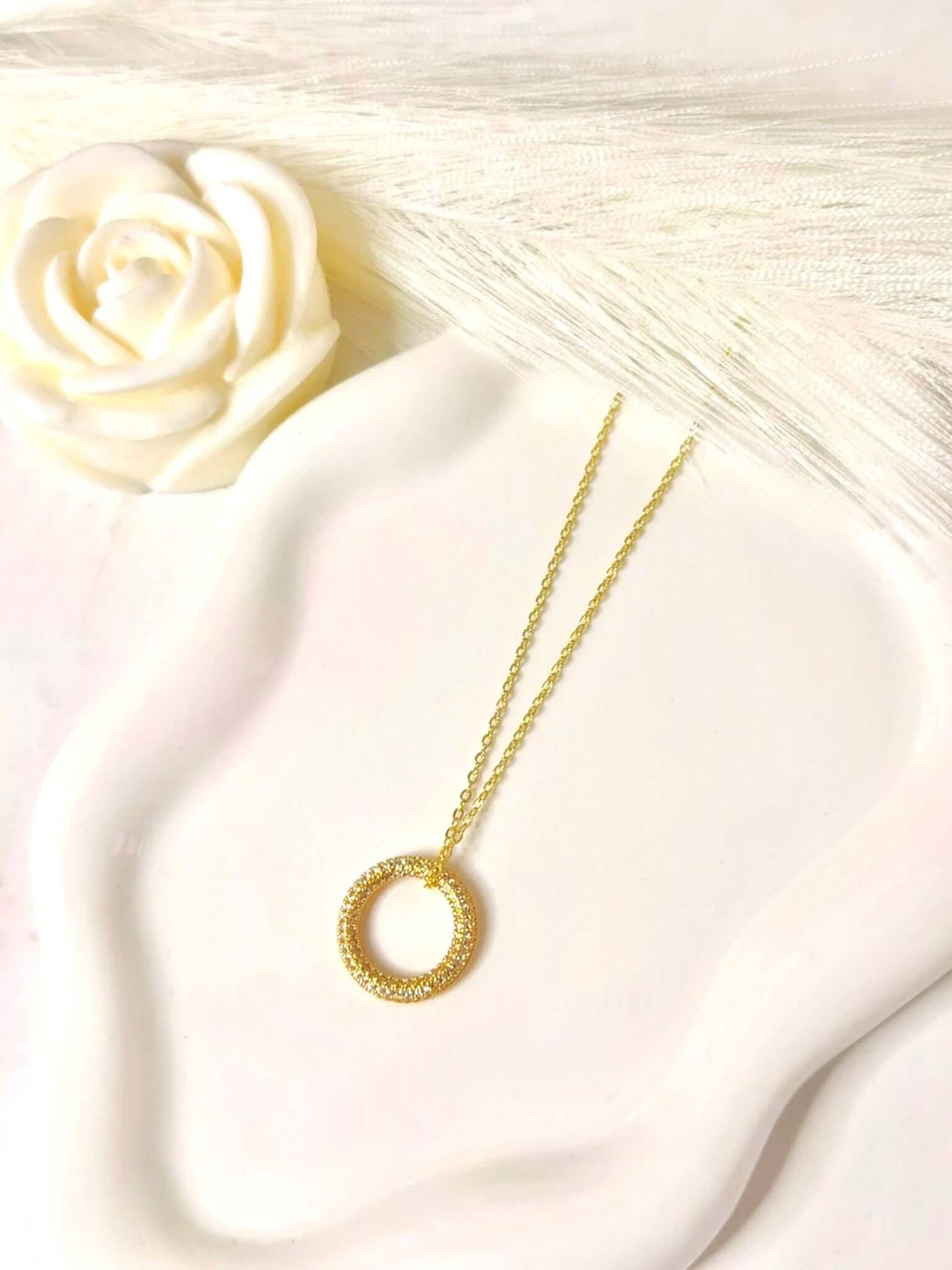 GIULI - Collier Cercle en Acier Inoxydable