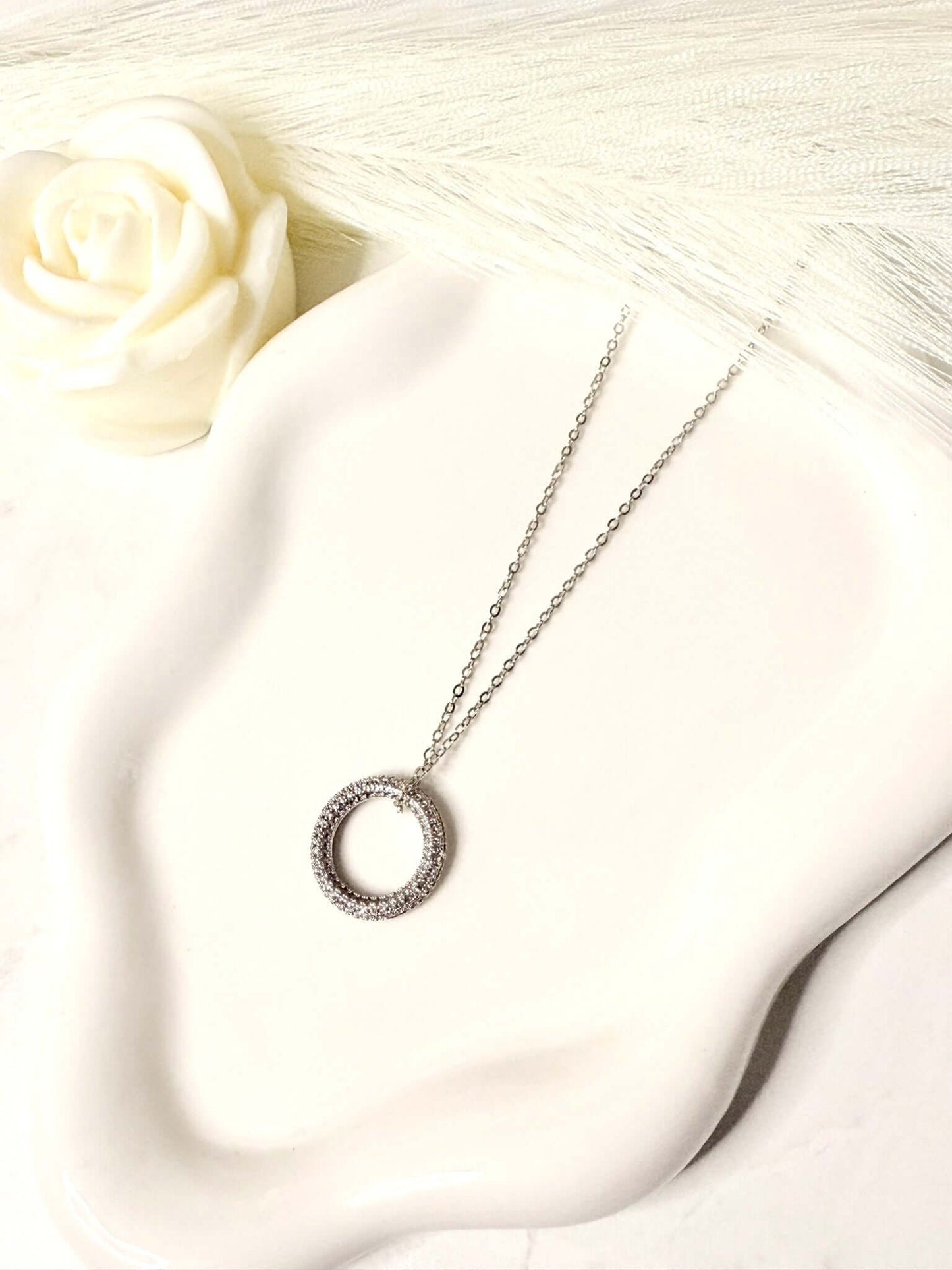 GIULI - Collier Cercle en Acier Inoxydable