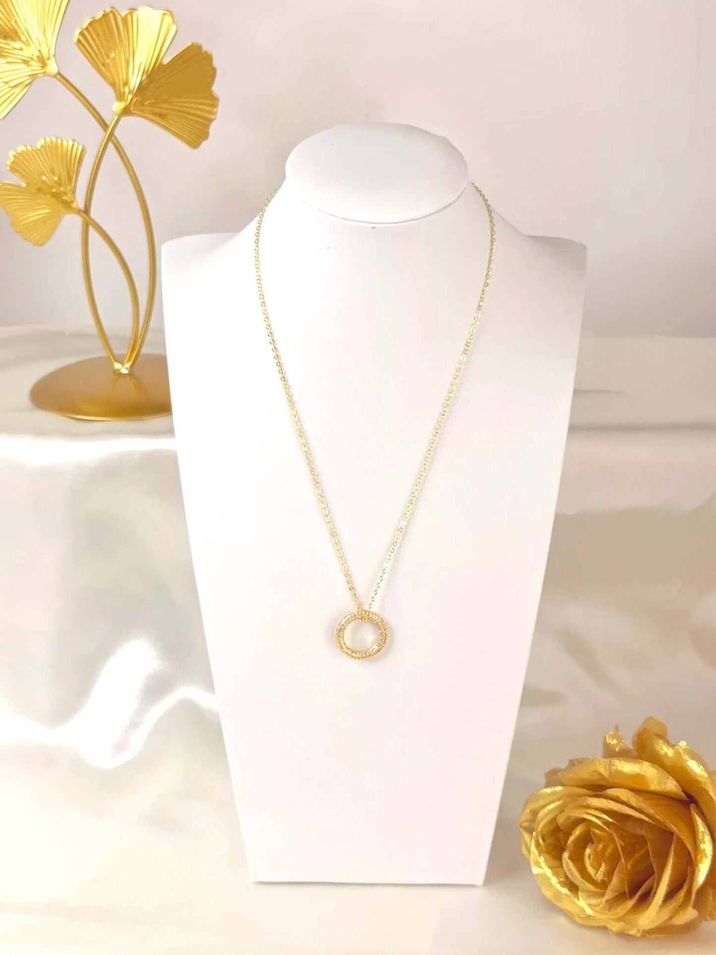 GIULI - Collier Cercle en Acier Inoxydable