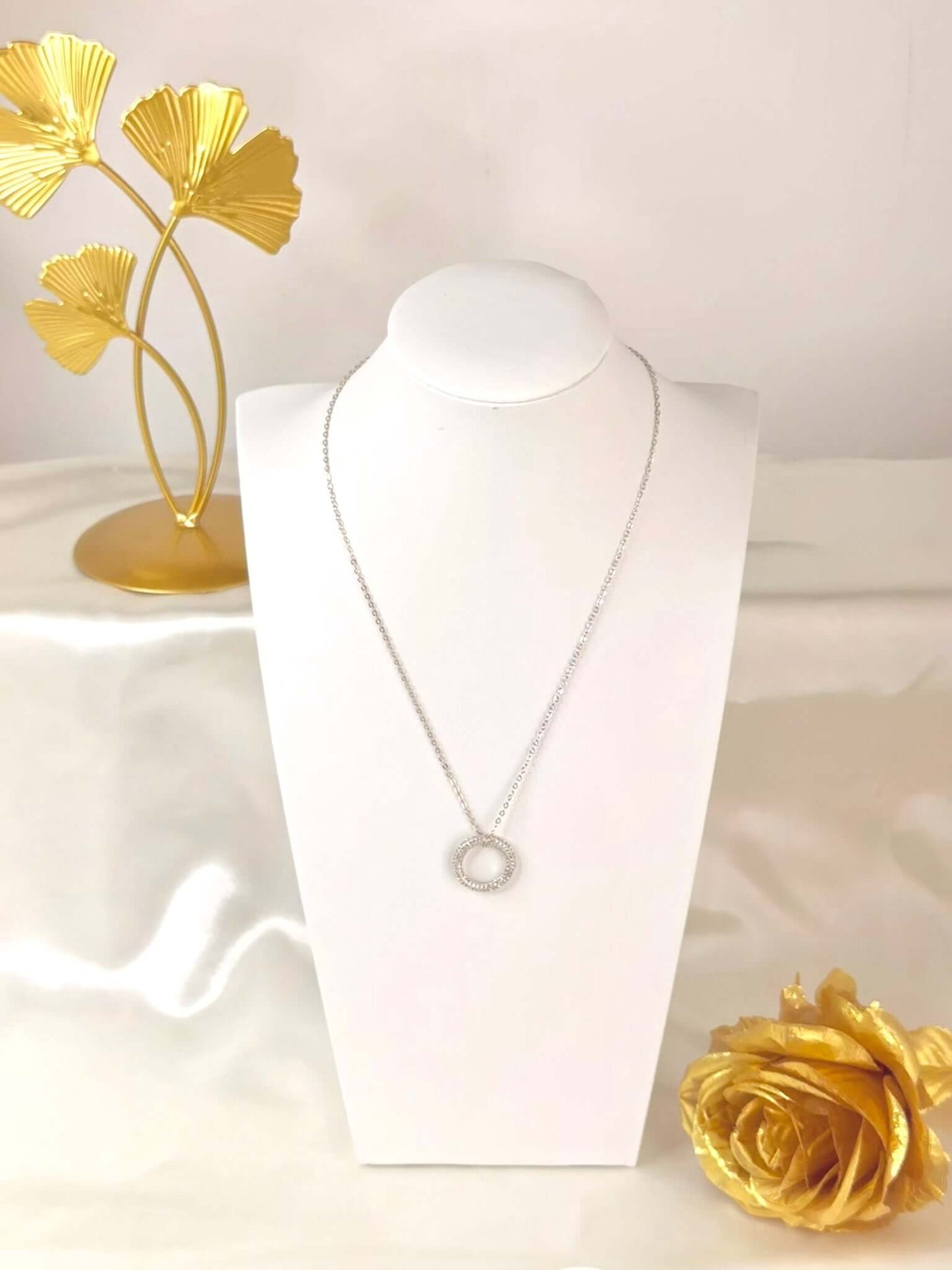 GIULI - Collier Cercle en Acier Inoxydable