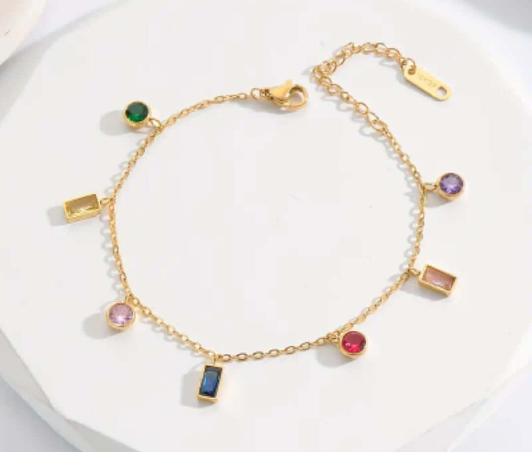 HARMONIE - Bracelet Pierre Multicolores Élégant