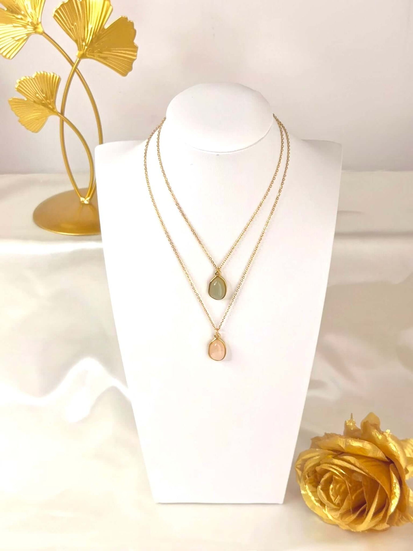 HILONA Collier en Pierre Naturelle | Bohojoy