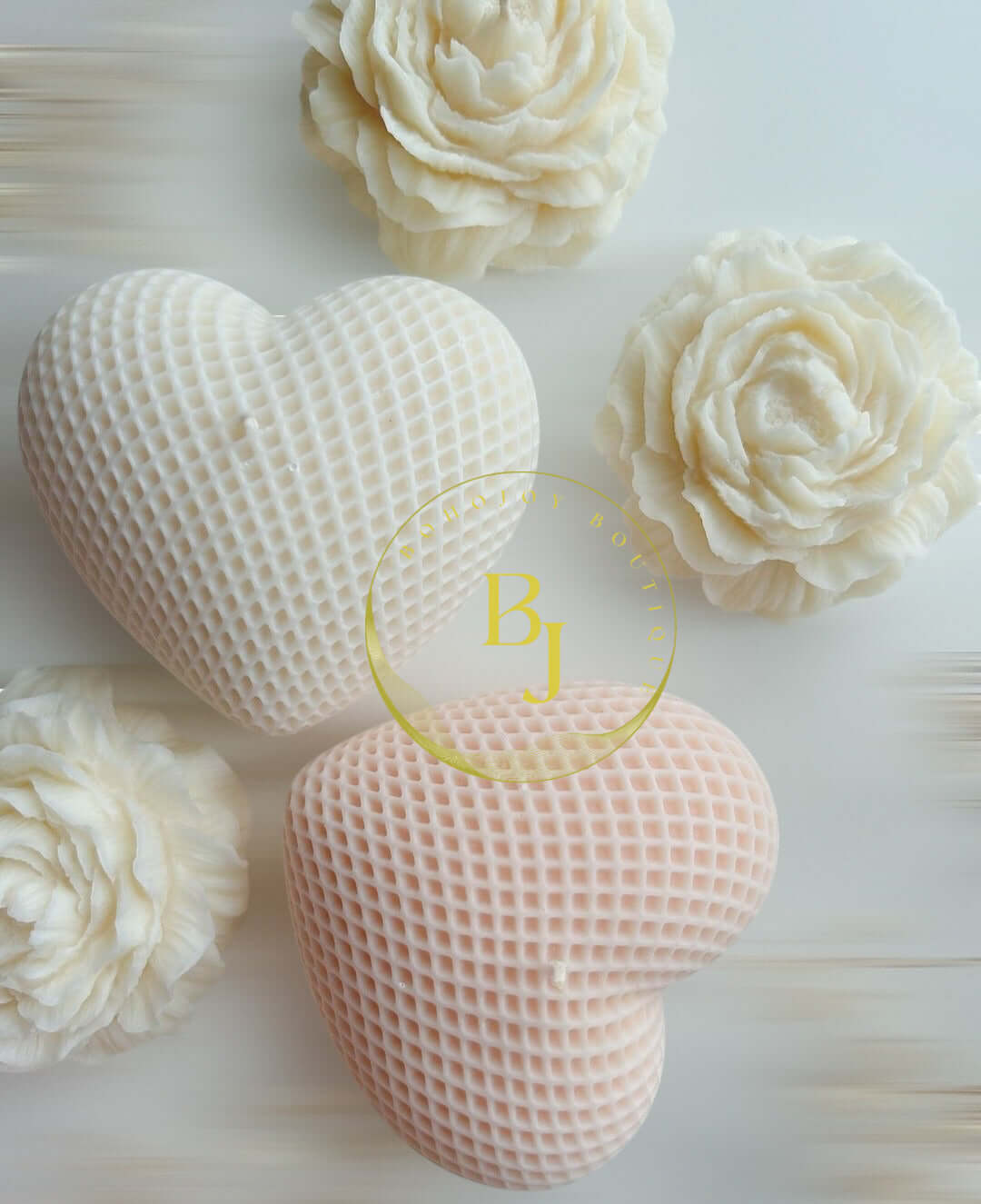 Bougie CŒUR AMOUR - BOHOJOY