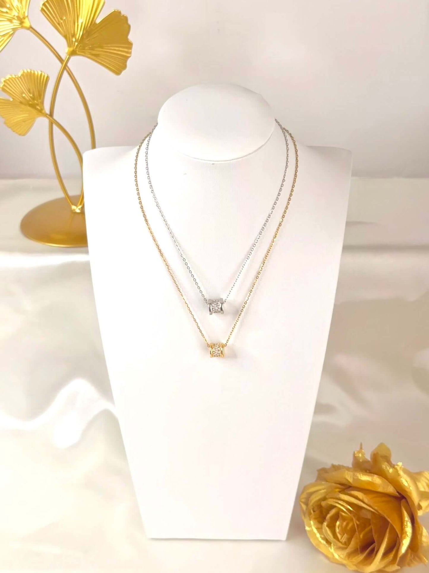LINA - Collier Roue Libre en Acier Inoxydable | Bohojoy