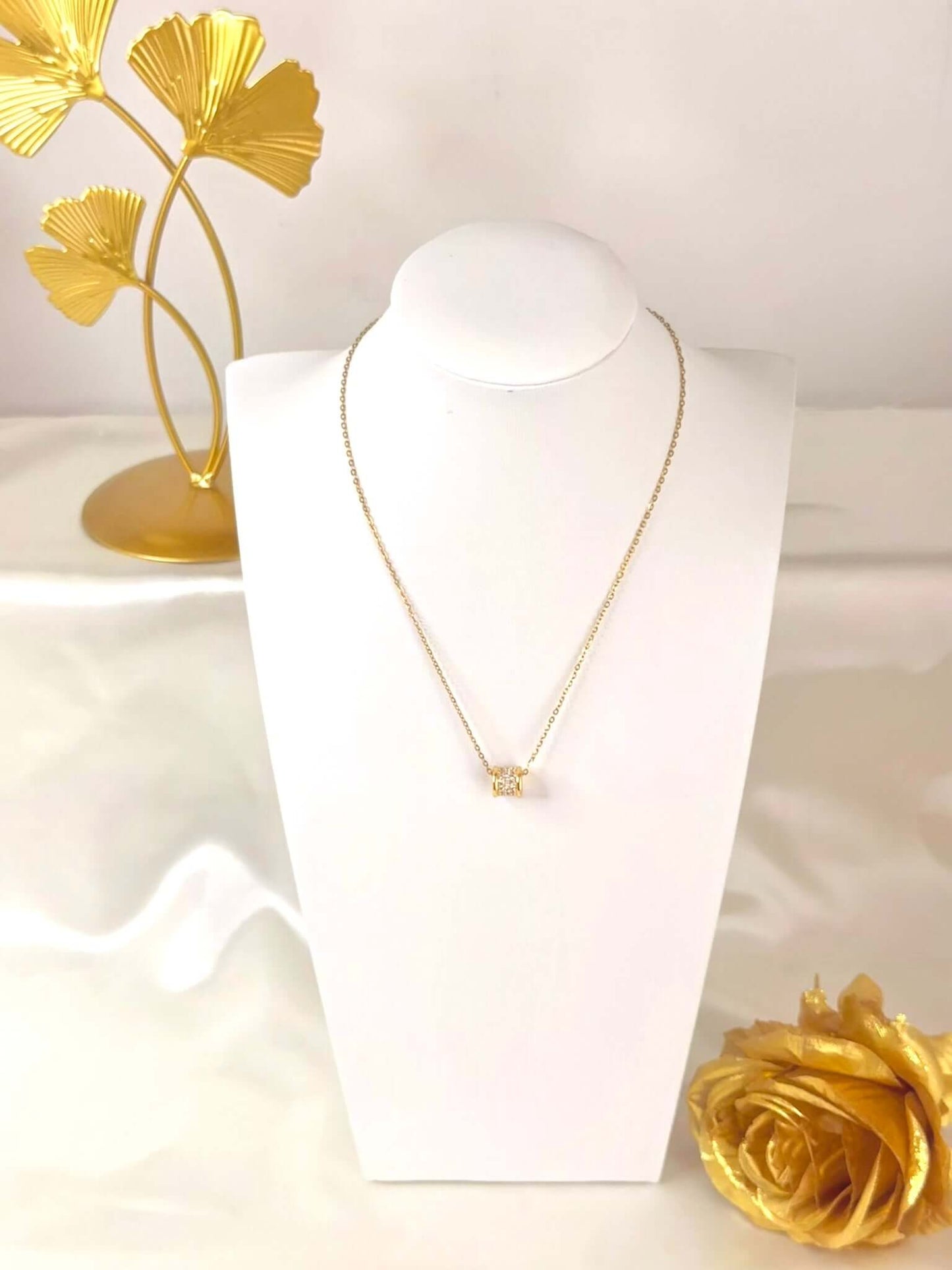 LINA - Collier Roue Libre en Acier Inoxydable | Bohojoy