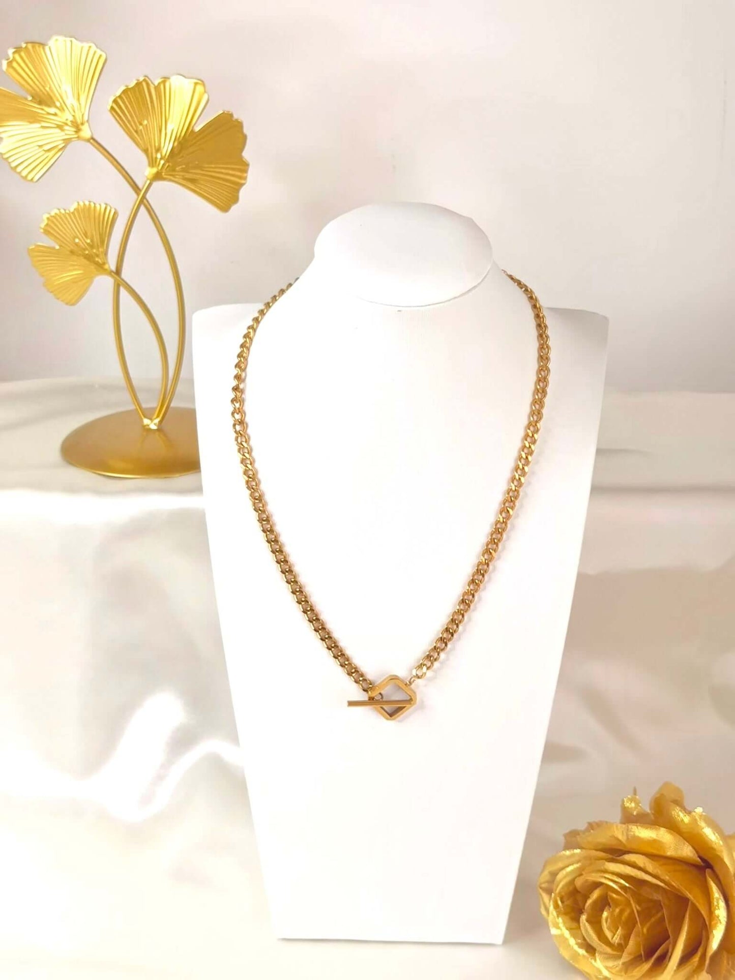 TAO - Collier Hip Hop en Acier Inoxydable
