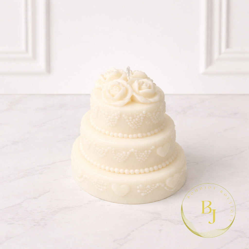 Bougie GÂTEAU FLORAL - BOHOJOY