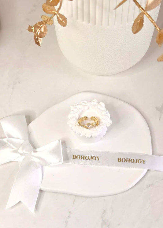 ALFA - Bague Strass en Acier Inoxydable | Bohojoy