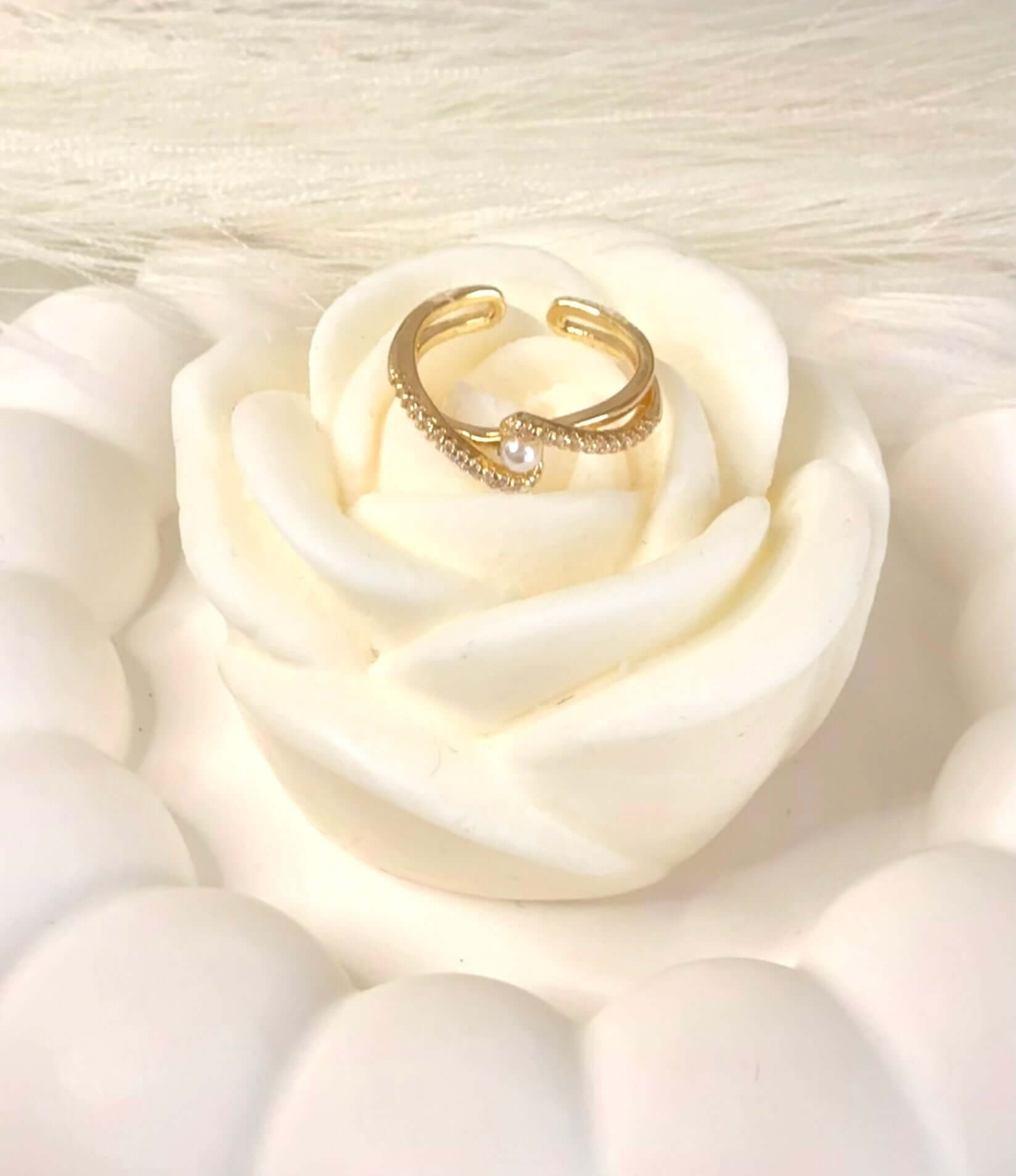 ALFA - Bague Strass en Acier Inoxydable | Bohojoy