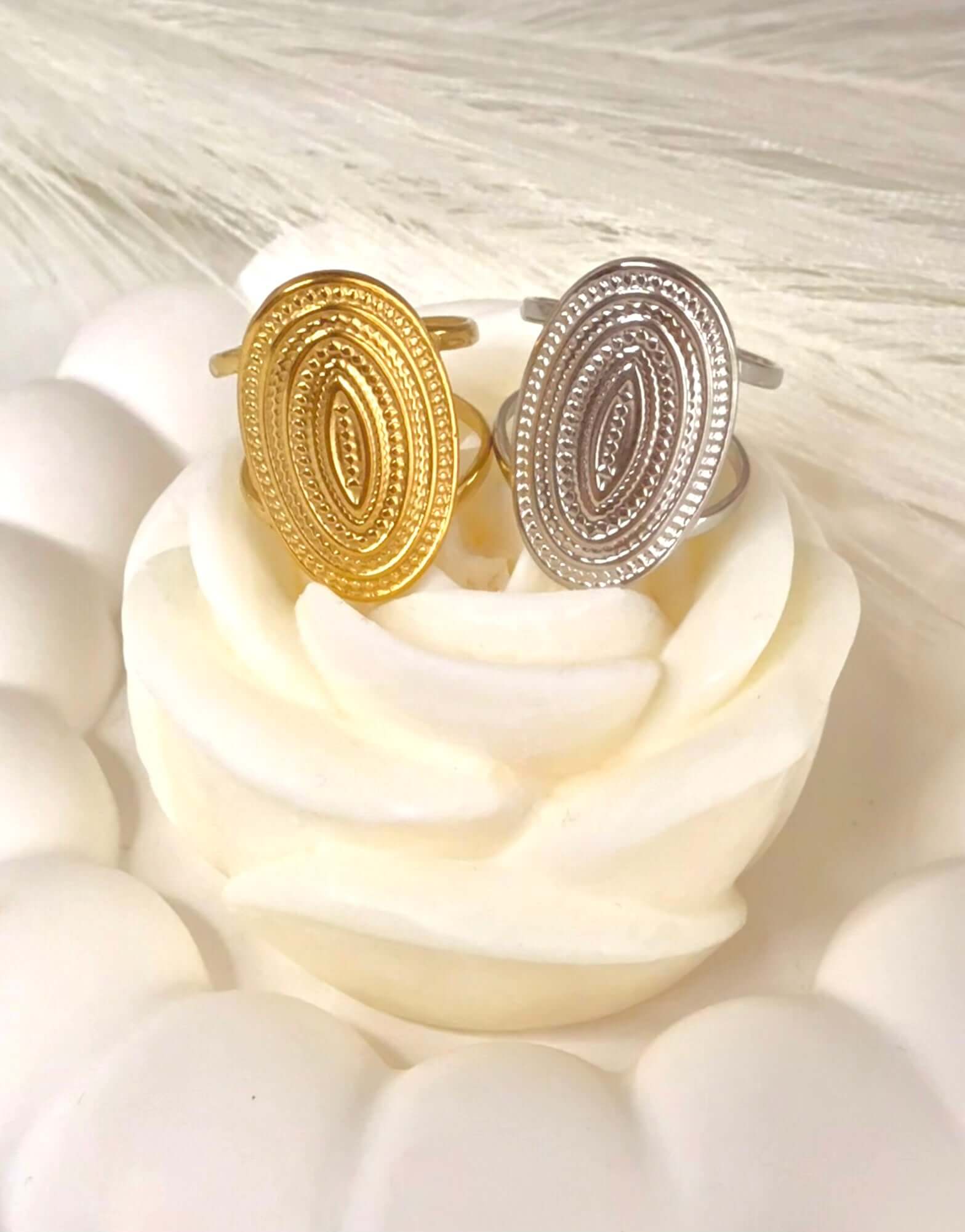 Bague Bohème PIA en Acier Inoxydable - Bohojoy