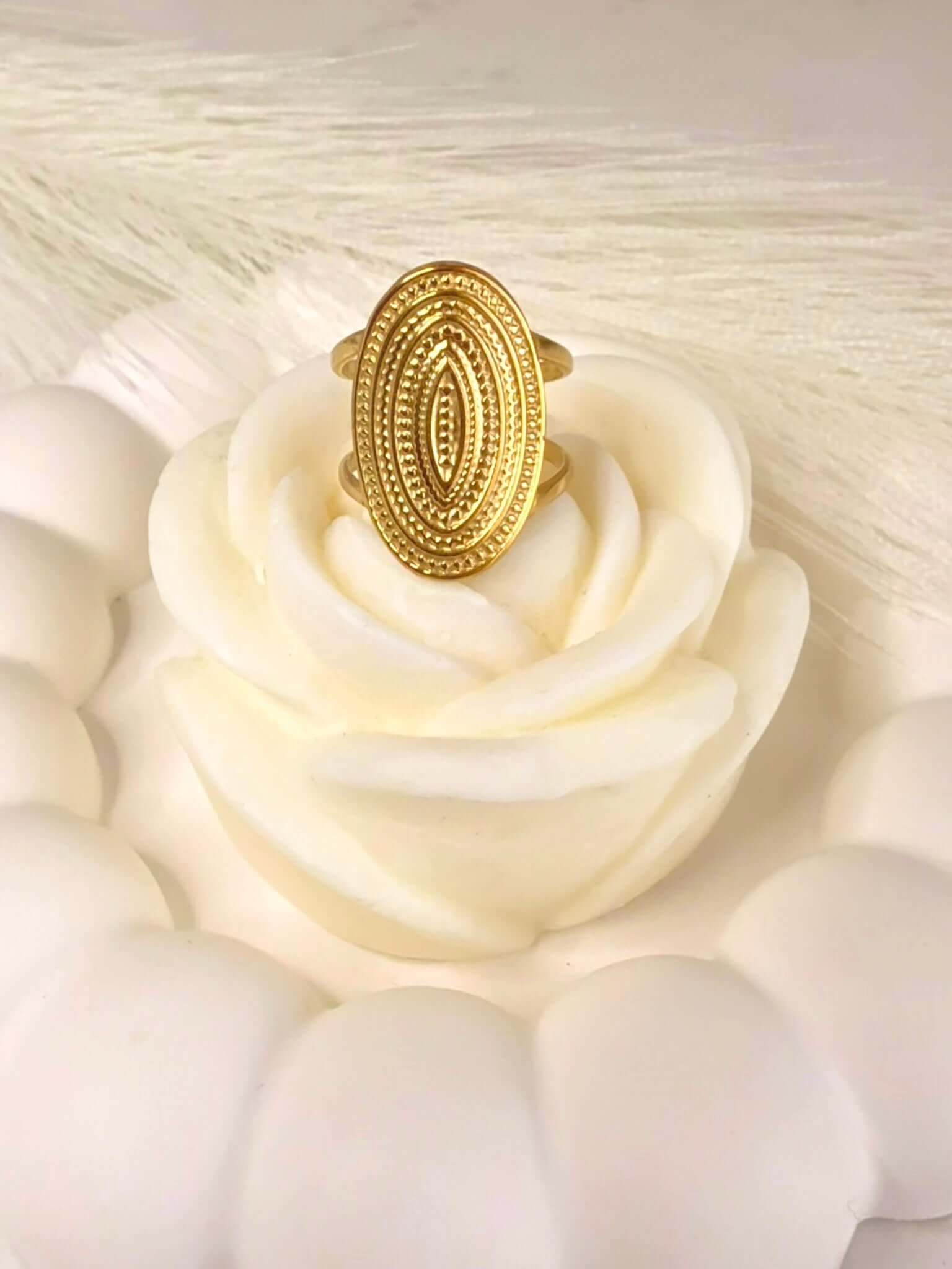 Bague Bohème PIA en Acier Inoxydable - Bohojoy