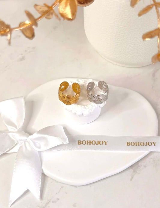 Bague CLEA - Design Géométrique Unique | Bohojoy