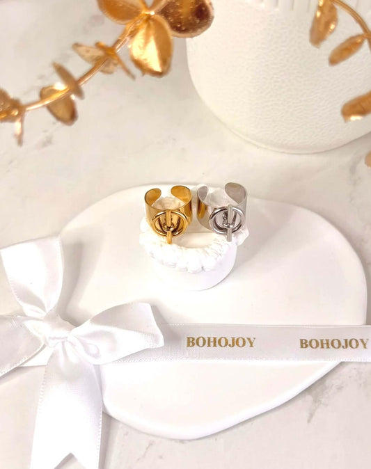 Bague ELSA en Acier Inoxydable - Bohojoy