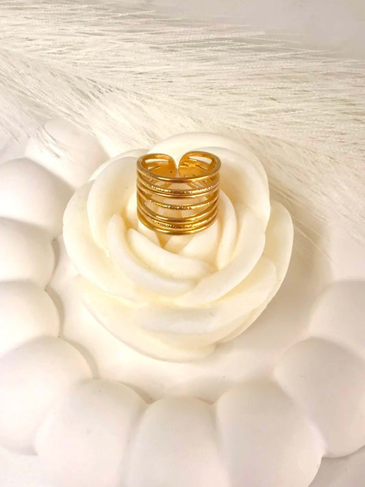 Bague LUNA en Acier Inoxydable - Bohojoy