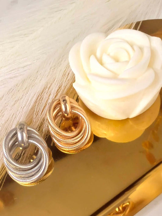 Boucles d'oreilles MILA - Créoles miniatures en acier inoxydable | Bohojoy