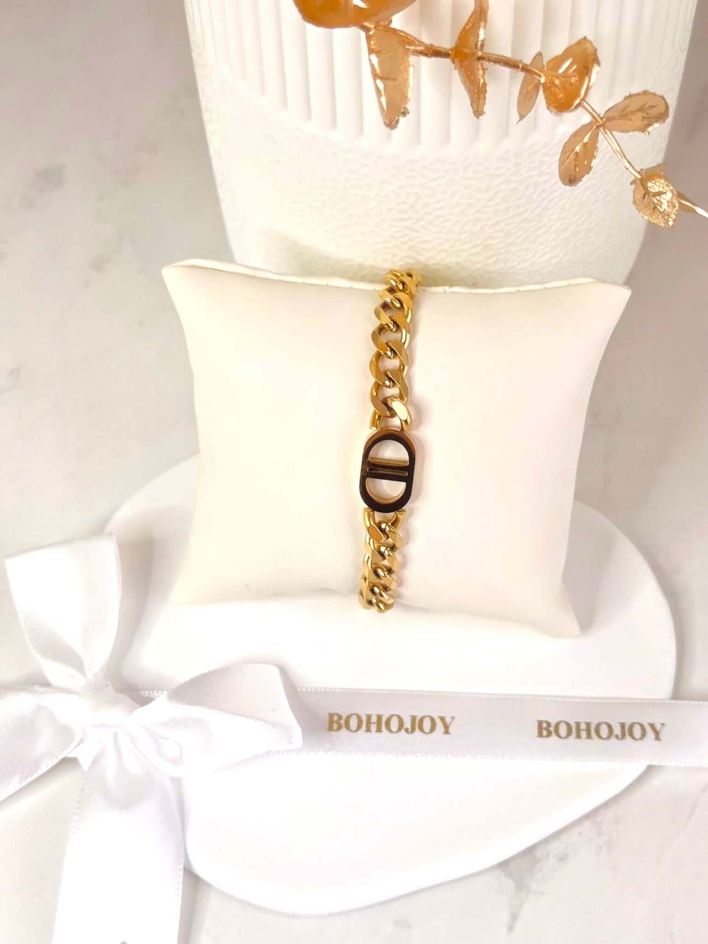 Bracelet AVA Doré en Acier Inoxydable - Bohojoy
