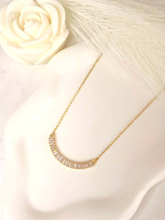 Collier MILKY en Acier Inoxydable avec Strass
