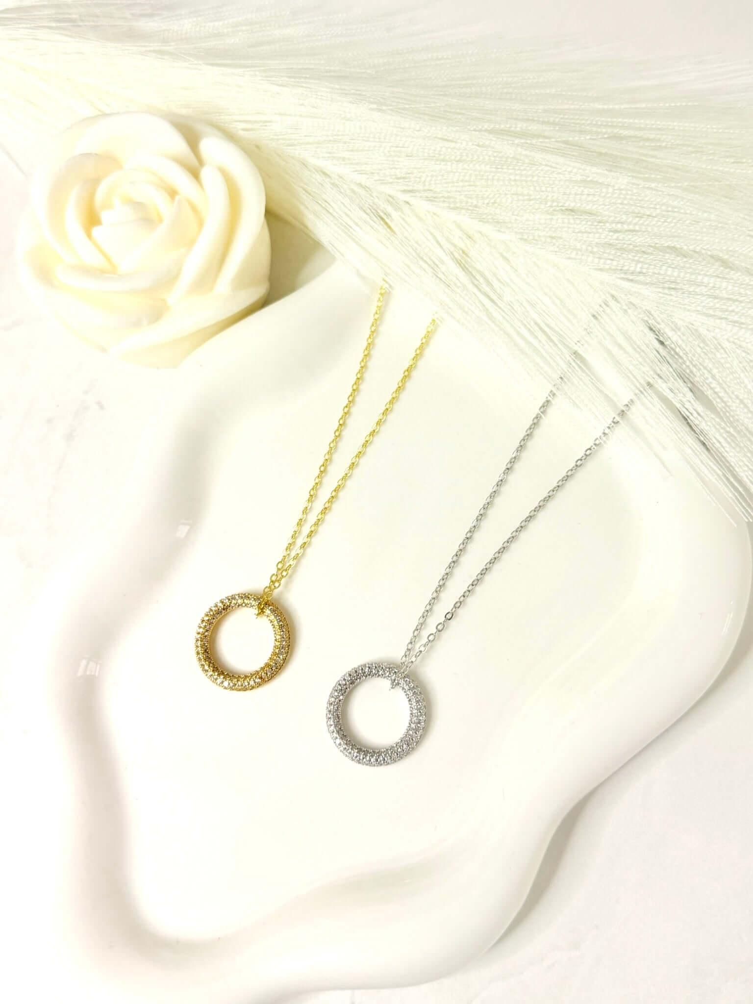 GIULI - Collier Cercle en Acier Inoxydable