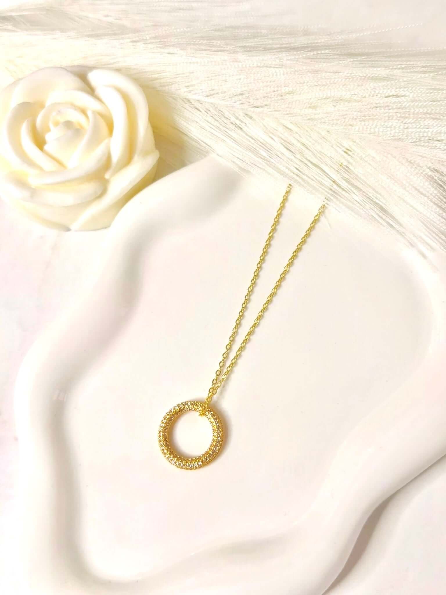 GIULI - Collier Cercle en Acier Inoxydable